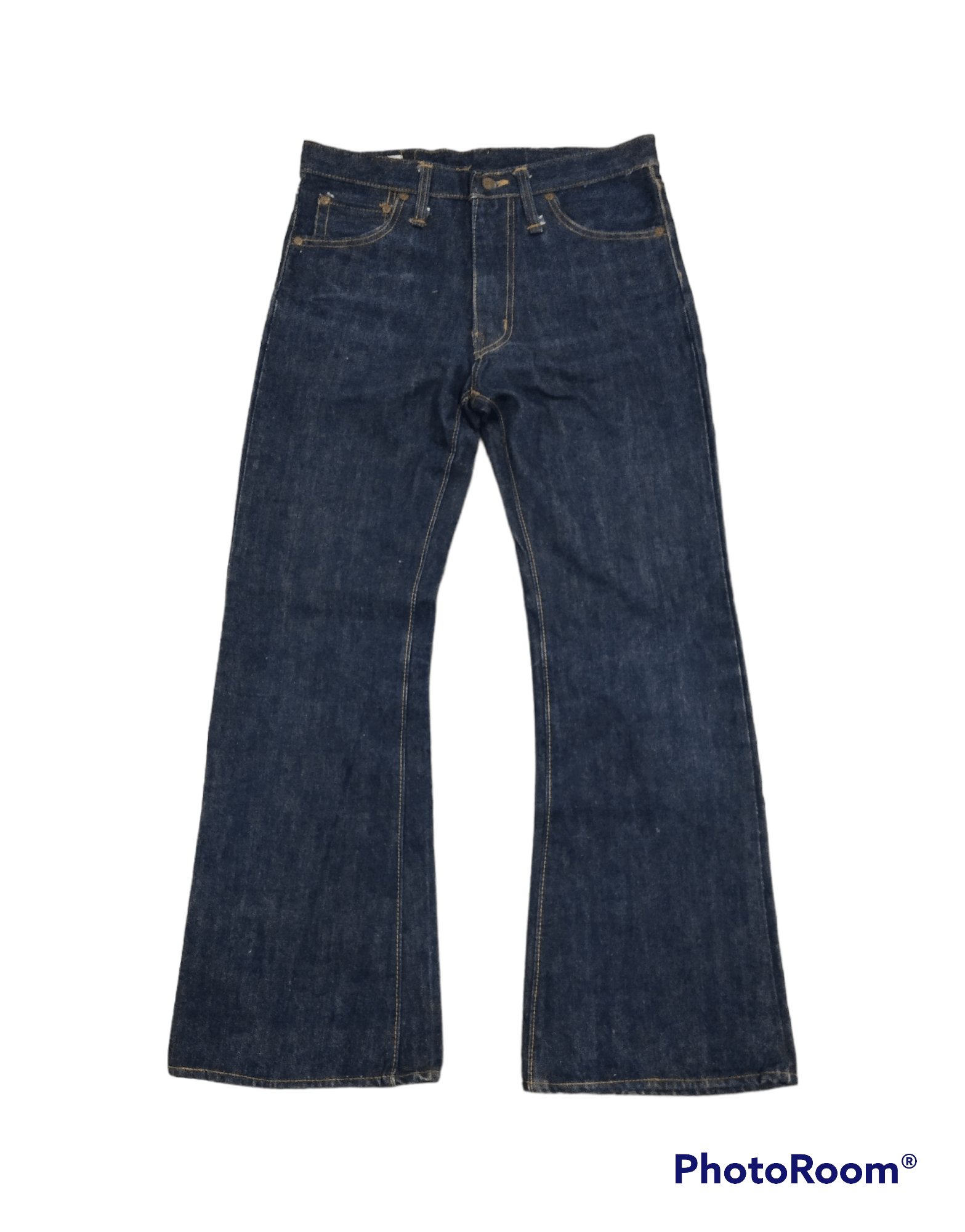 image of Avant Garde x Edwin Flarevintage Edwin Lot 359 B.f 70's Denim Pants in Blue Denim, Men's (Size 29)