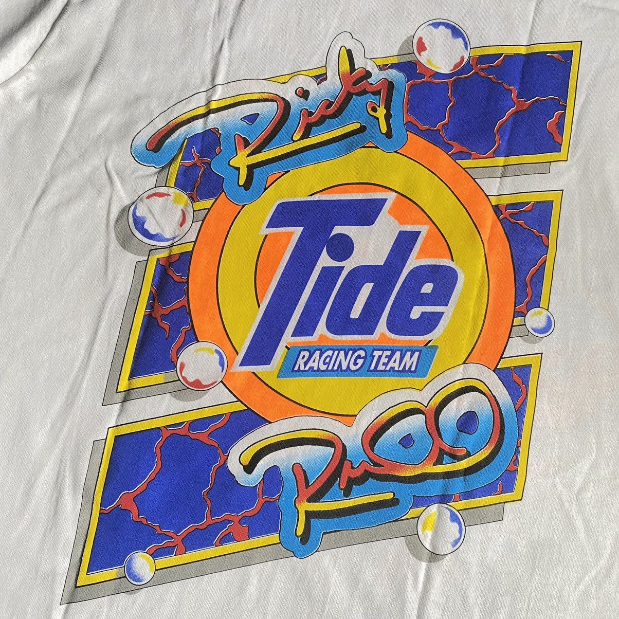 NASCAR New Vintage 90s Ricky Rudd Tide Racing Double Sided Logo Tee Size US M / EU 48-50 / 2 - 4 Thumbnail