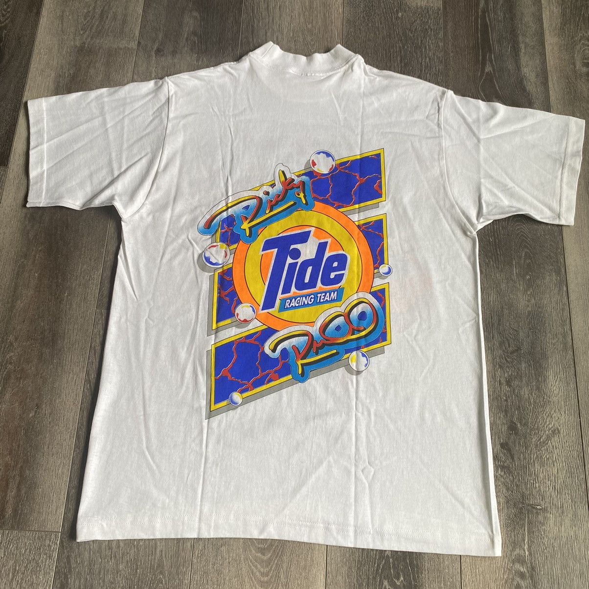 NASCAR New Vintage 90s Ricky Rudd Tide Racing Double Sided Logo Tee Size US M / EU 48-50 / 2 - 2 Thumbnail