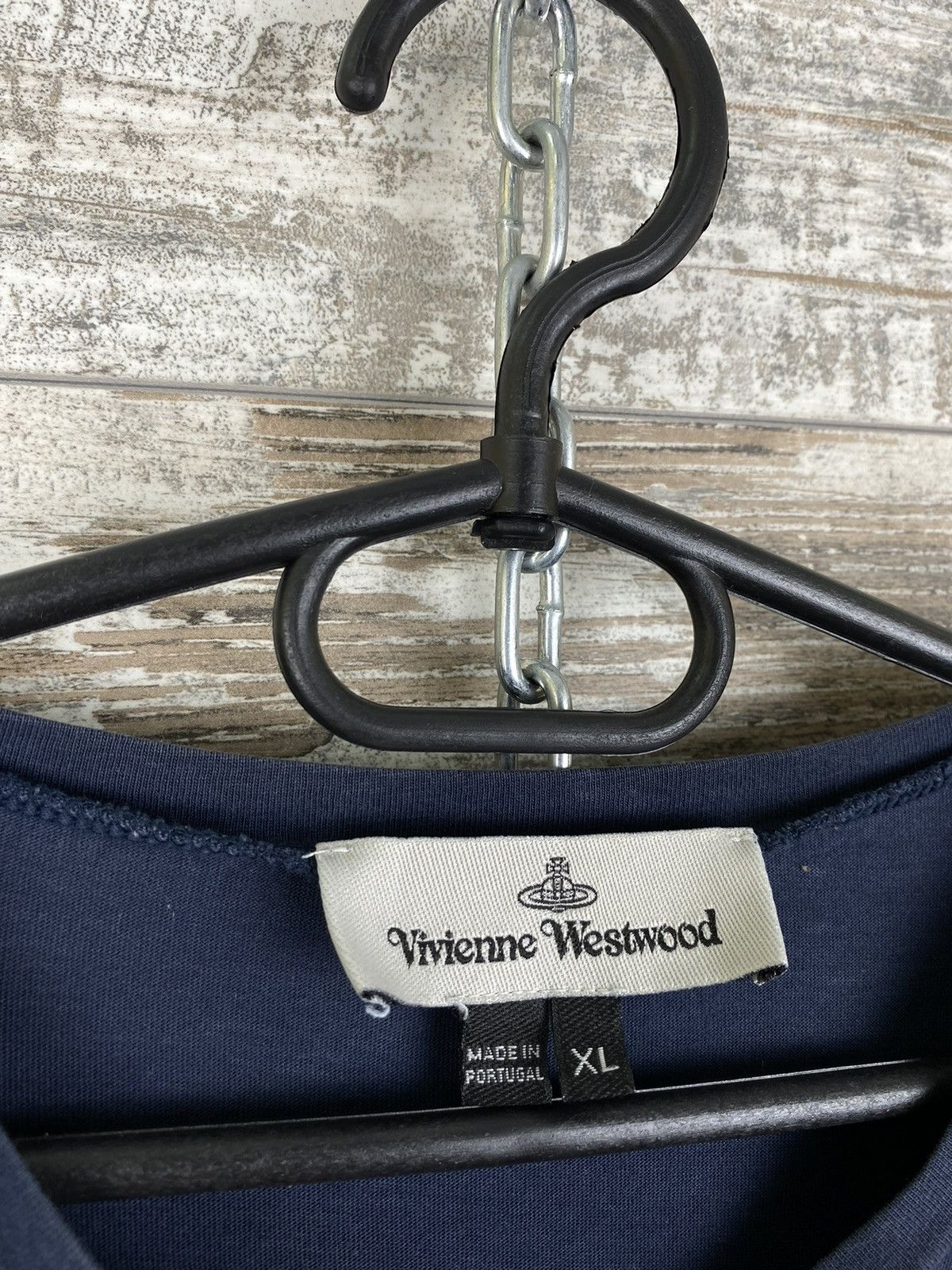 Vivienne Westwood Mens Vivienne Westwood T Shirt luxury tee logo navy Size US XL / EU 56 / 4 - 6 Thumbnail