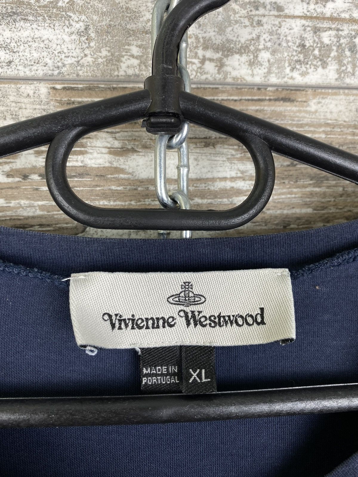 Vivienne Westwood Mens Vivienne Westwood T Shirt luxury tee logo navy Size US XL / EU 56 / 4 - 3 Thumbnail