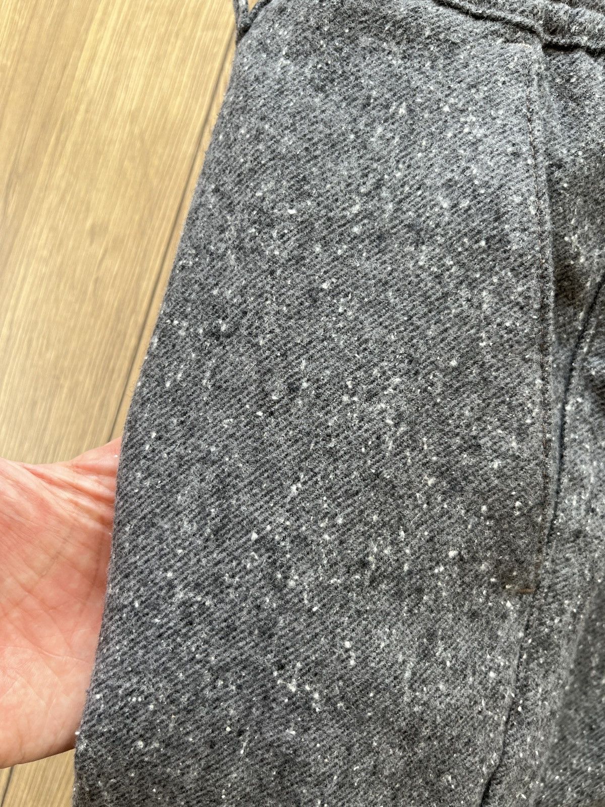 Lyle & Scott Lyle & Scott Salt Pepper Melange Gray Casual Cropped Pants Size US 34 / EU 50 - 11 Thumbnail