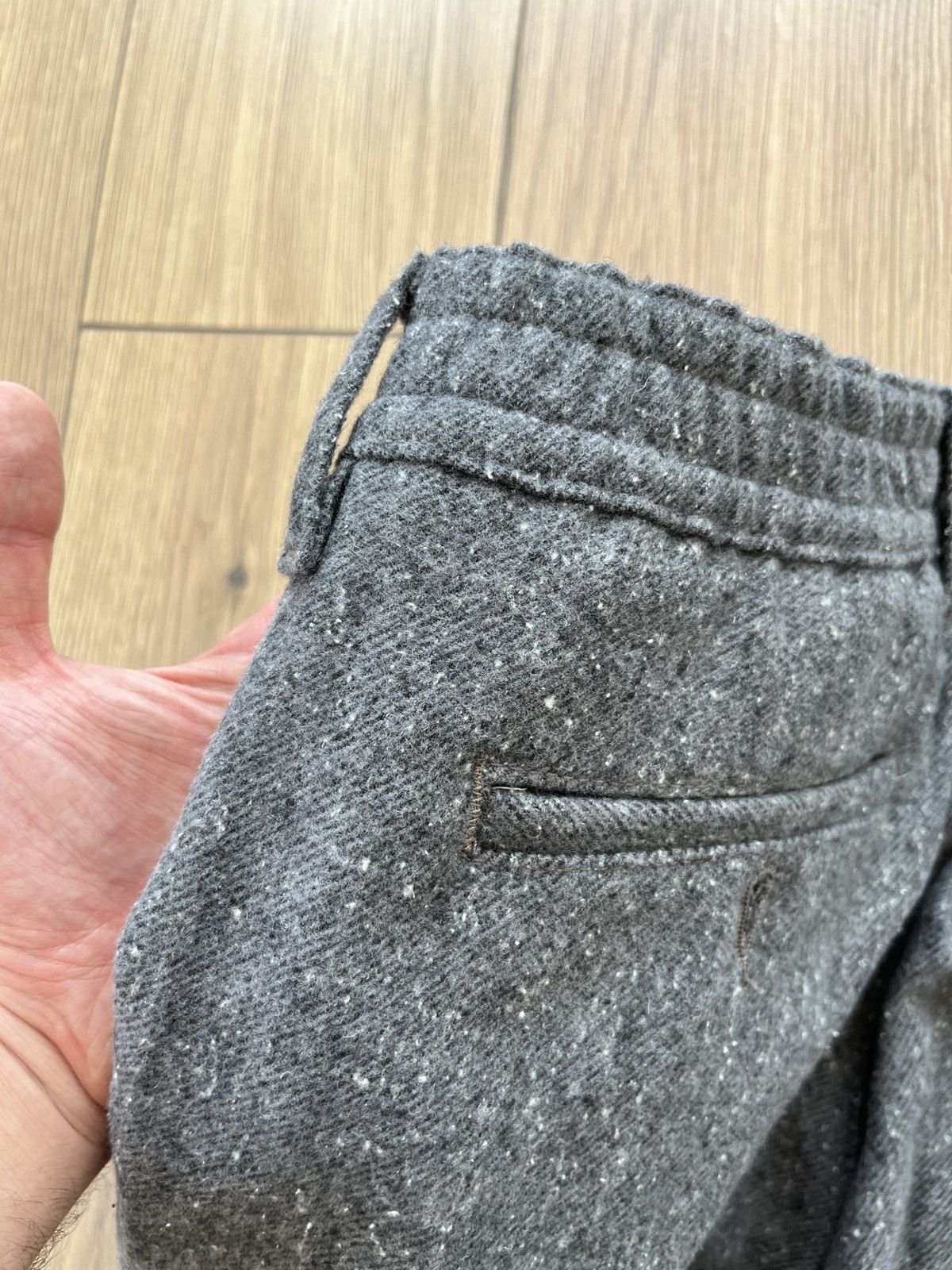 Lyle & Scott Lyle & Scott Salt Pepper Melange Gray Casual Cropped Pants Size US 34 / EU 50 - 16 Thumbnail