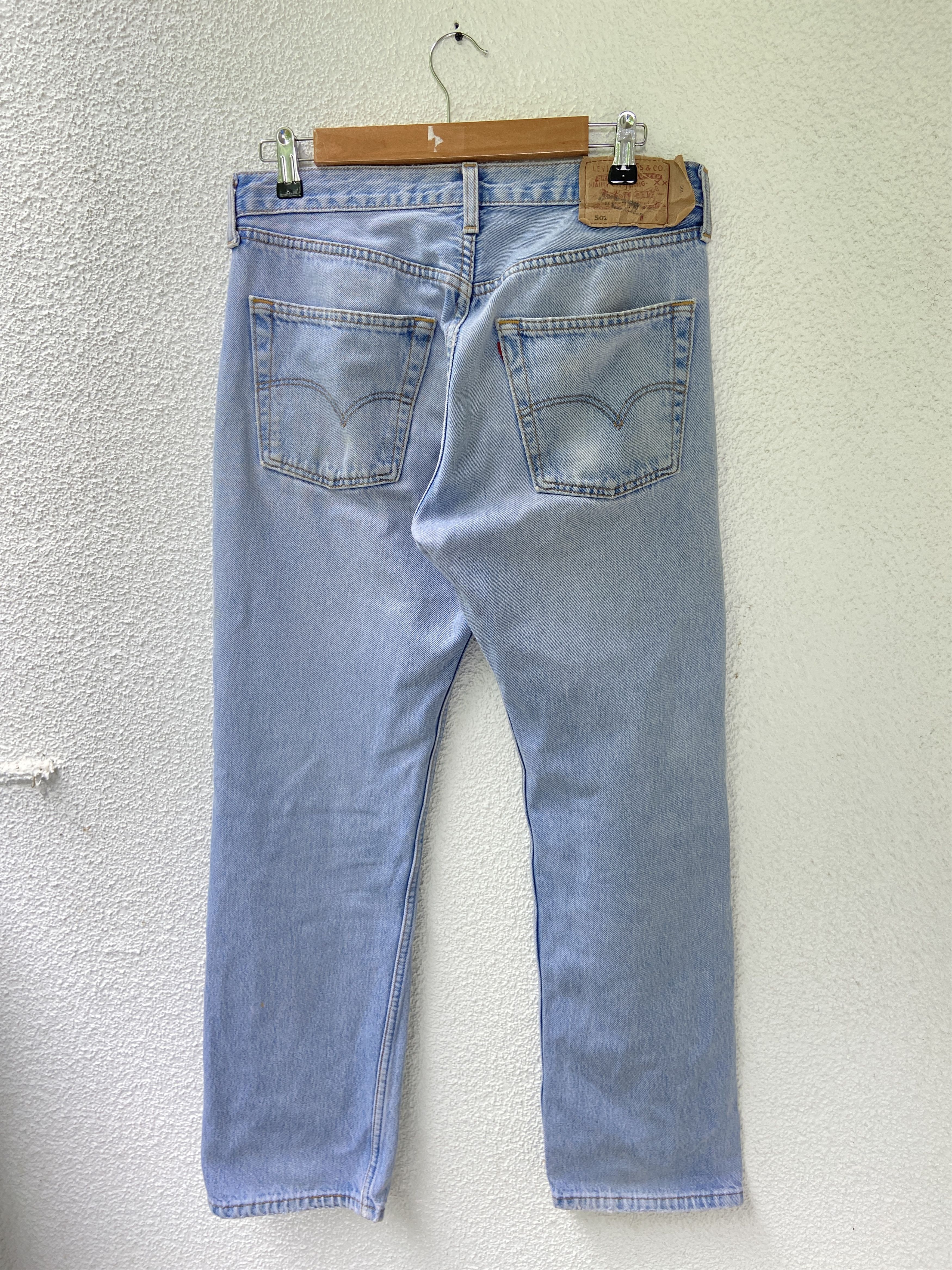 Levi's × Levi's Vintage Clothing × Vintage 90s Vintage Levi's 501 Demin blue pants jeans Size US 32 / EU 48 - 7 Thumbnail