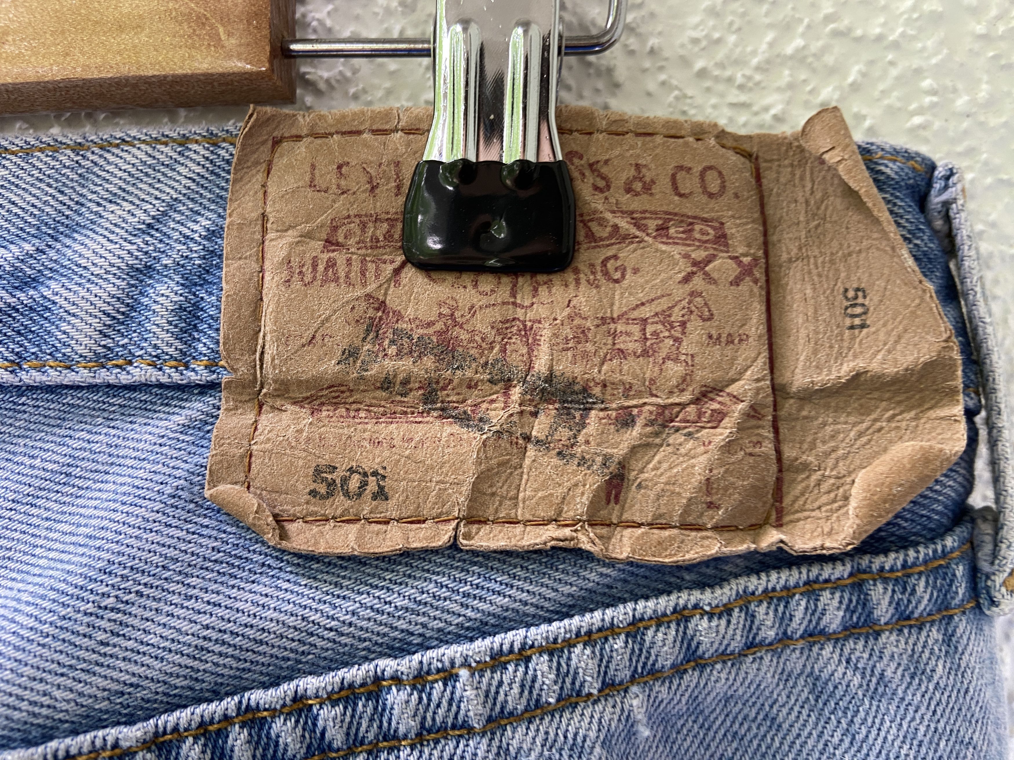Levi's × Levi's Vintage Clothing × Vintage 90s Vintage Levi's 501 Demin blue pants jeans Size US 32 / EU 48 - 9 Thumbnail