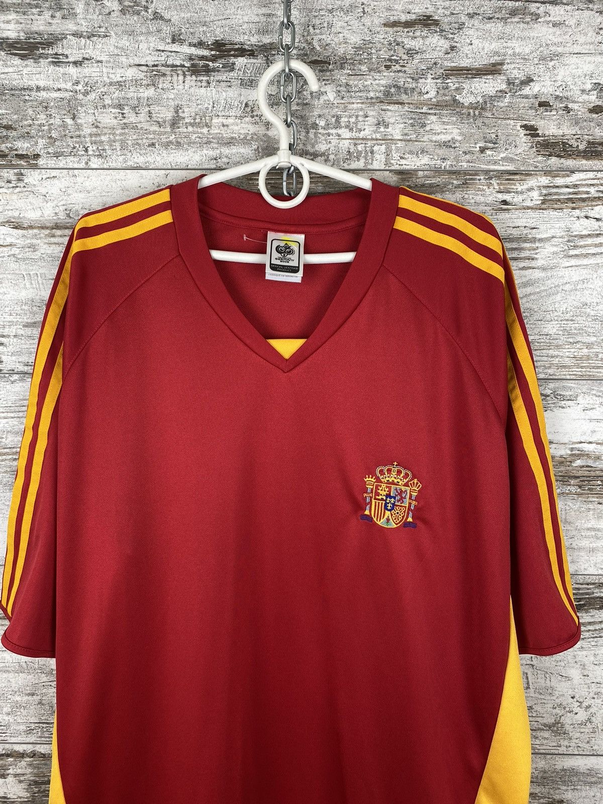 Adidas Mens Vintage Adidas Team Spain International Soccer Jersey Size US M / EU 48-50 / 2 - 2 Thumbnail