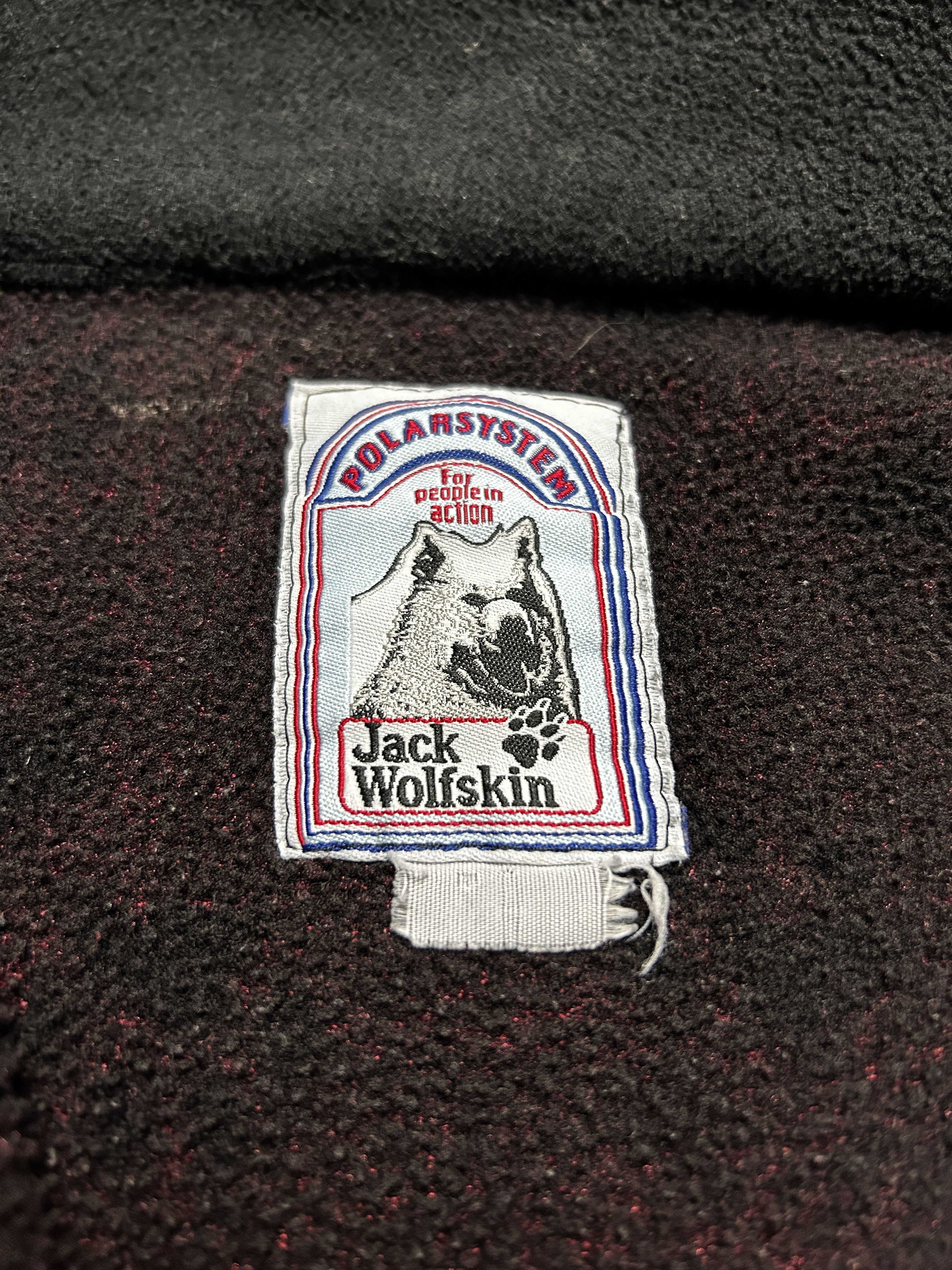 Jack Wolfskin Vintage Jack Wolfskin Polartec Overprint Fleece Jacket Size US XL / EU 56 / 4 - 3 Thumbnail