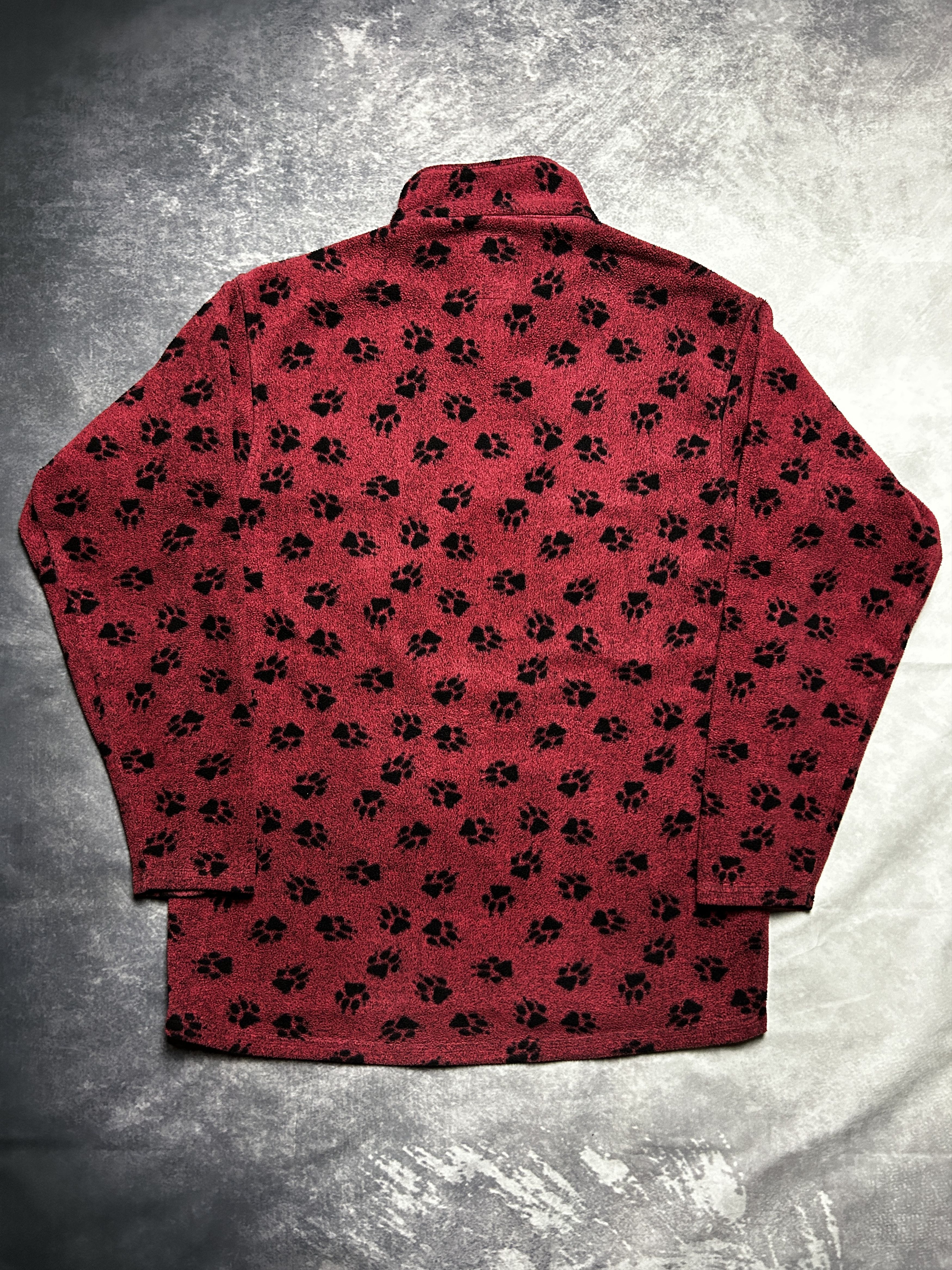 Jack Wolfskin Vintage Jack Wolfskin Polartec Overprint Fleece Jacket Size US XL / EU 56 / 4 - 2 Thumbnail