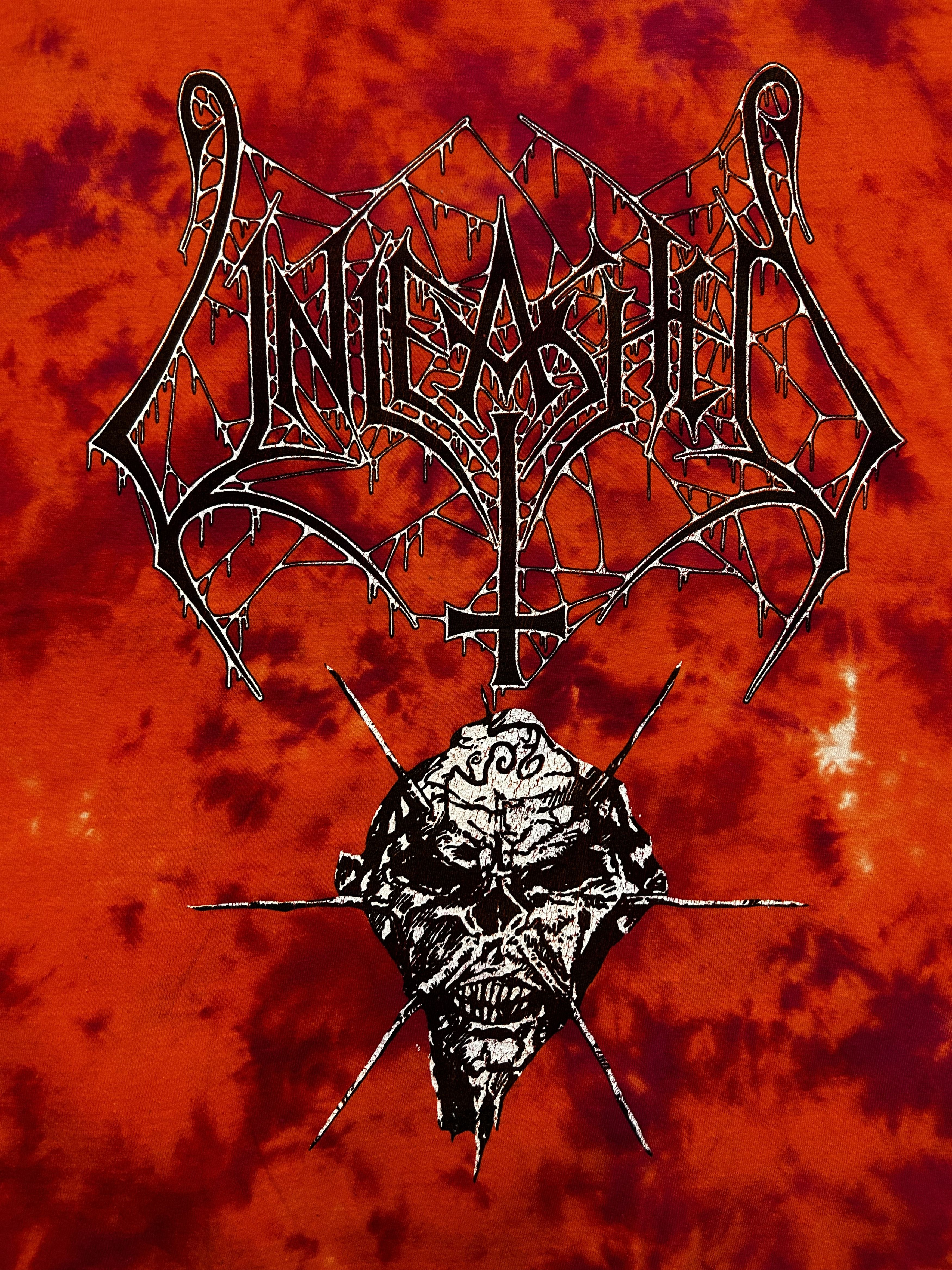 Band Tees Vintage Unleashed Death Metal 1993 Tour Band T-shirt Size US XL / EU 56 / 4 - 3 Thumbnail