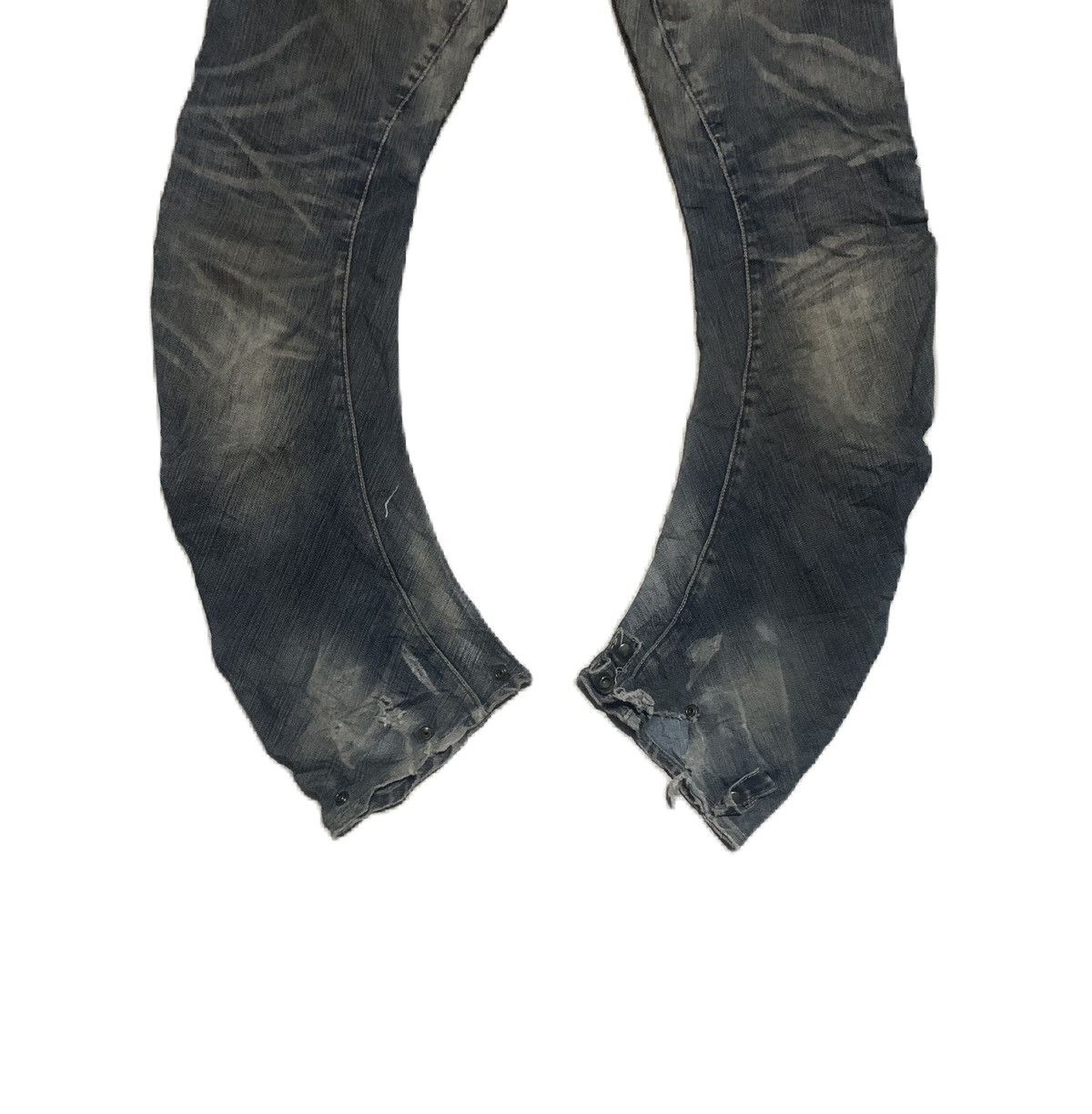 PPFM Vintage PPFM Punk Style Bondage Curve Leg Jeans Size US 32 / EU 48 - 4 Thumbnail