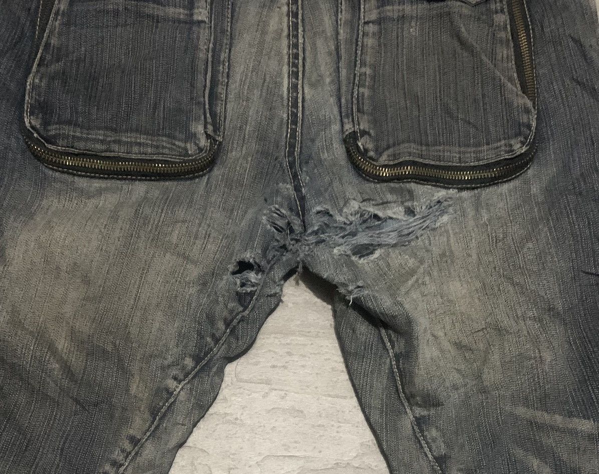 PPFM Vintage PPFM Punk Style Bondage Curve Leg Jeans Size US 32 / EU 48 - 9 Thumbnail