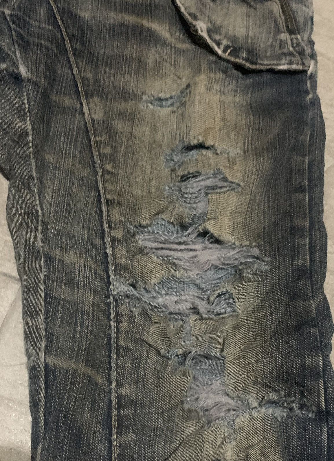 PPFM Vintage PPFM Punk Style Bondage Curve Leg Jeans Size US 32 / EU 48 - 5 Thumbnail