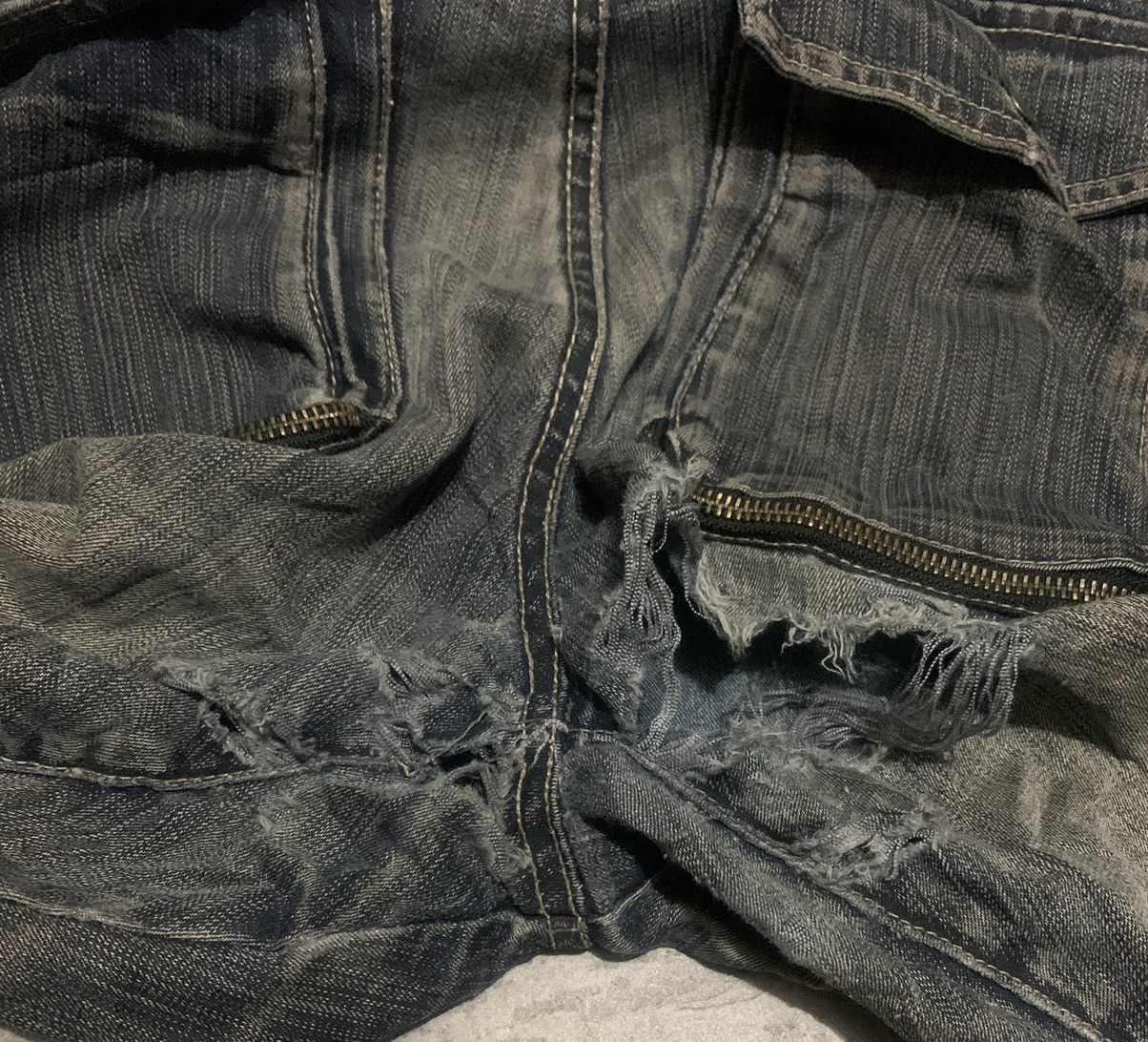 PPFM Vintage PPFM Punk Style Bondage Curve Leg Jeans Size US 32 / EU 48 - 10 Thumbnail