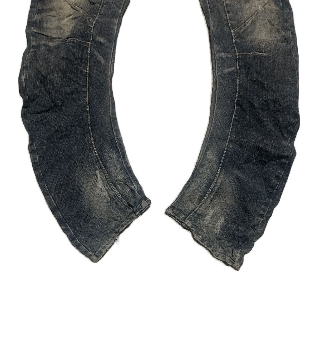 PPFM Vintage PPFM Punk Style Bondage Curve Leg Jeans Size US 32 / EU 48 - 2 Thumbnail