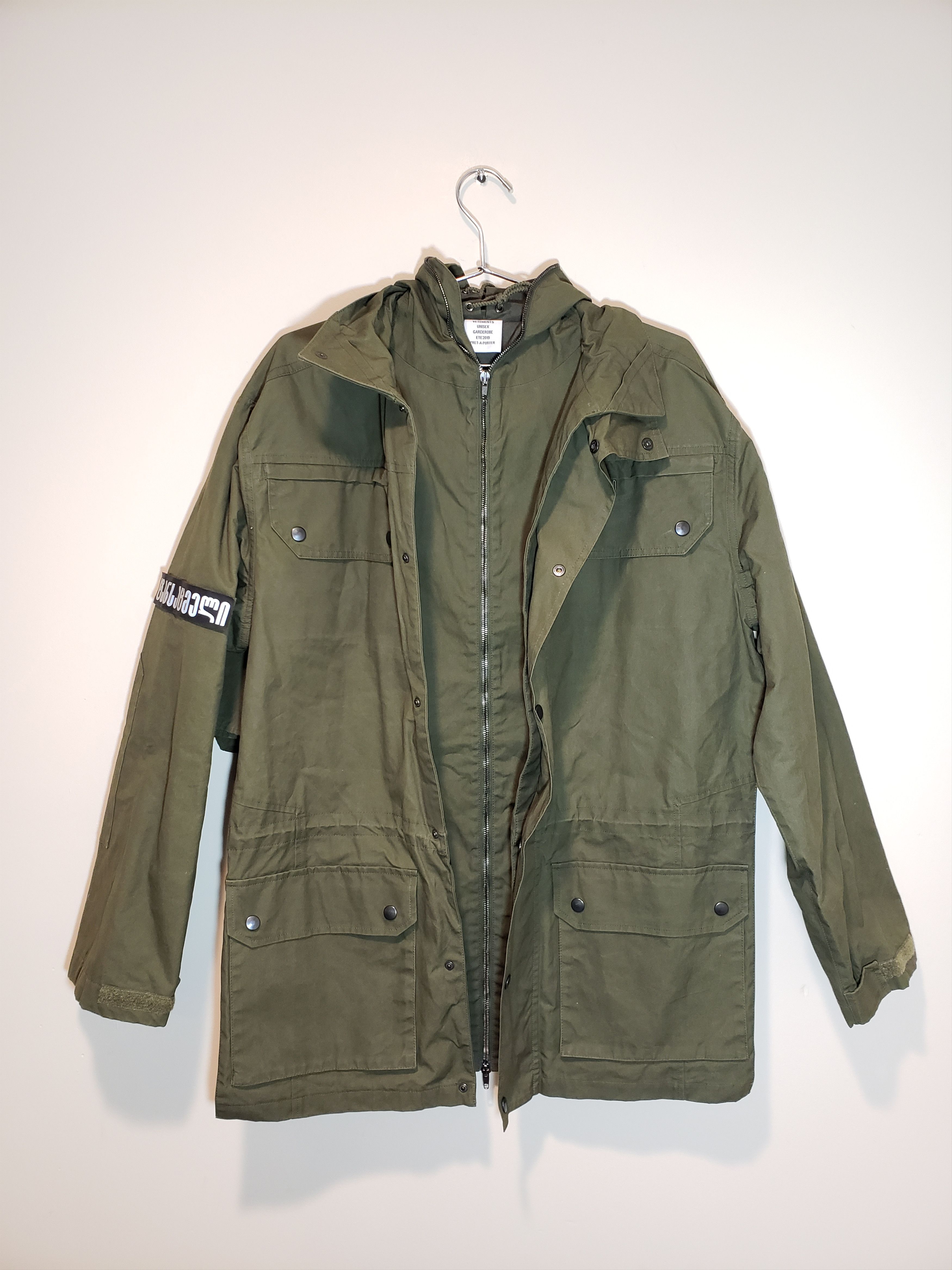 Vetements SS 19 Military Gimp Mask Parka Size US XS / EU 42 / 0 - 5 Thumbnail