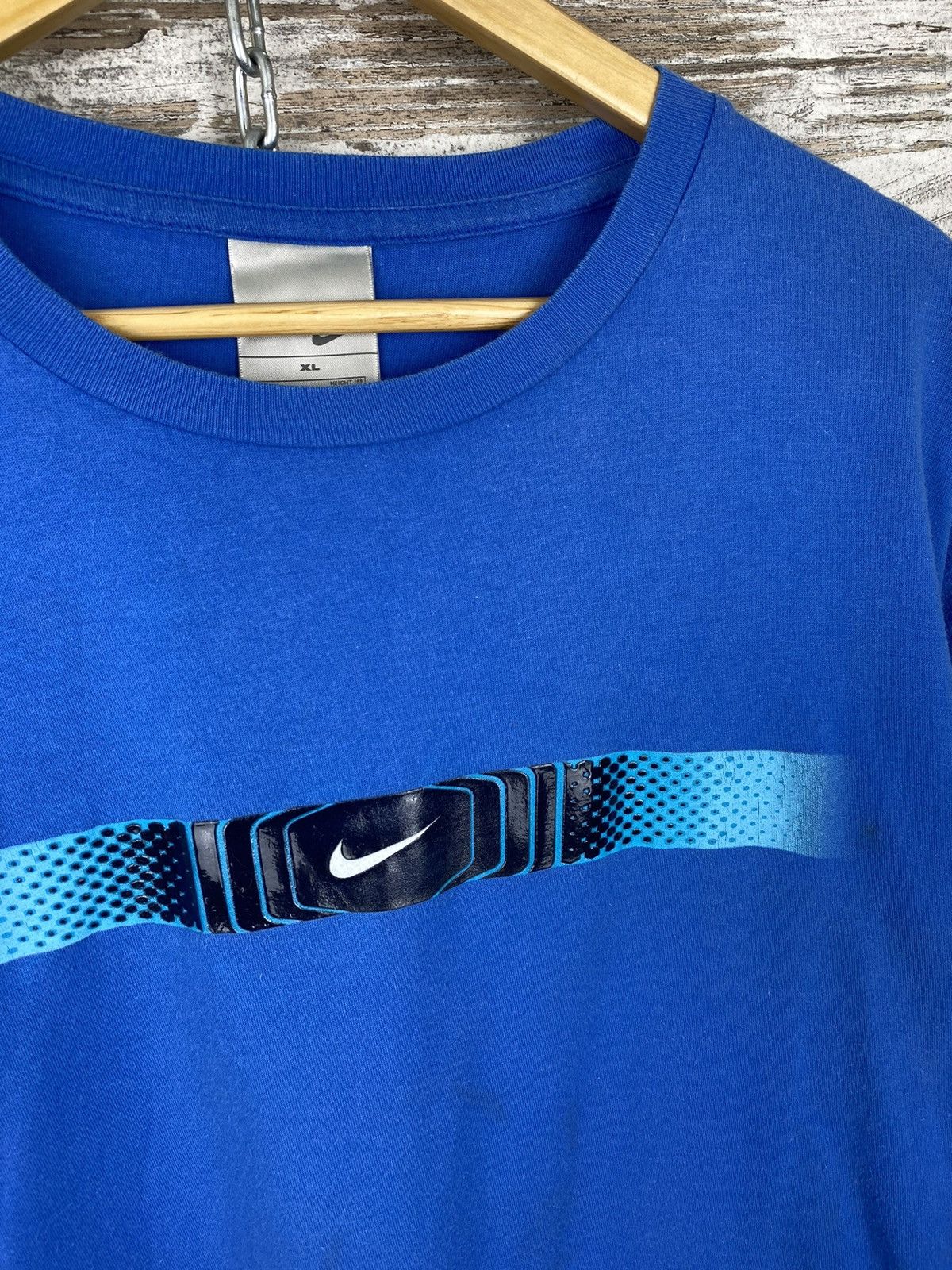 Nike Mens Vintage Nike centre swoosh T Shirt rare y2k tee drill Size US XL / EU 56 / 4 - 3 Thumbnail