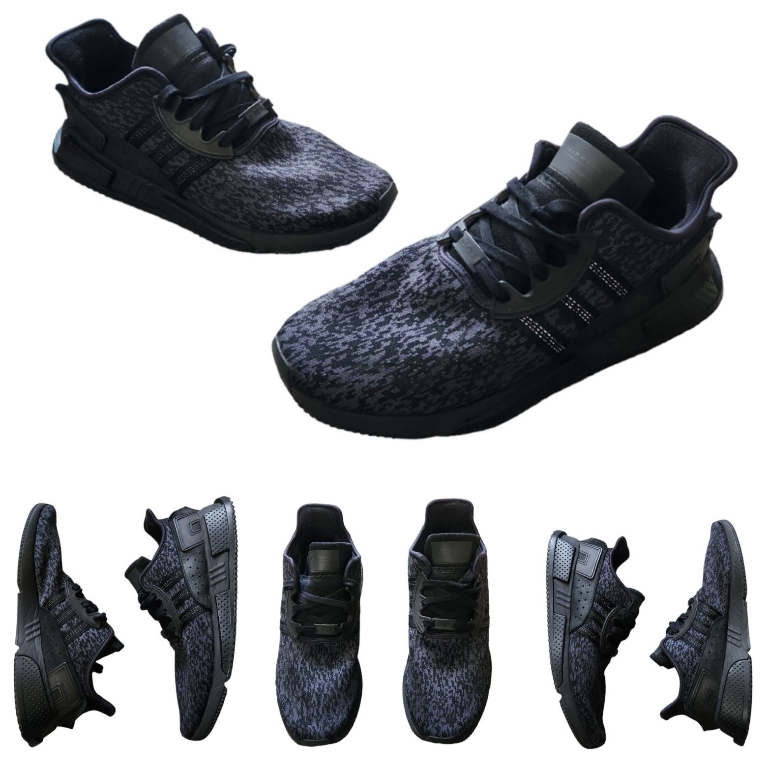 Adidas EQT Cushion ADV Triple Black Size 12.5 Running BY9507