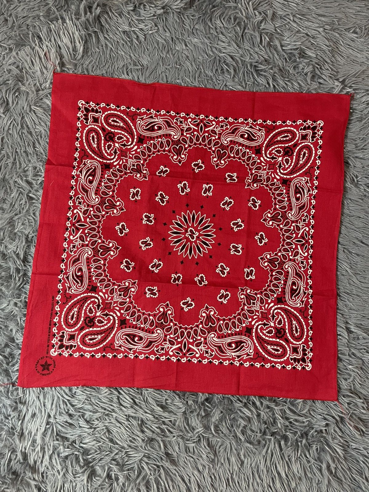 Cowboy Equipment × Vintage Bandana vintage 90s made in USA Size ONE SIZE - 1 Thumbnail