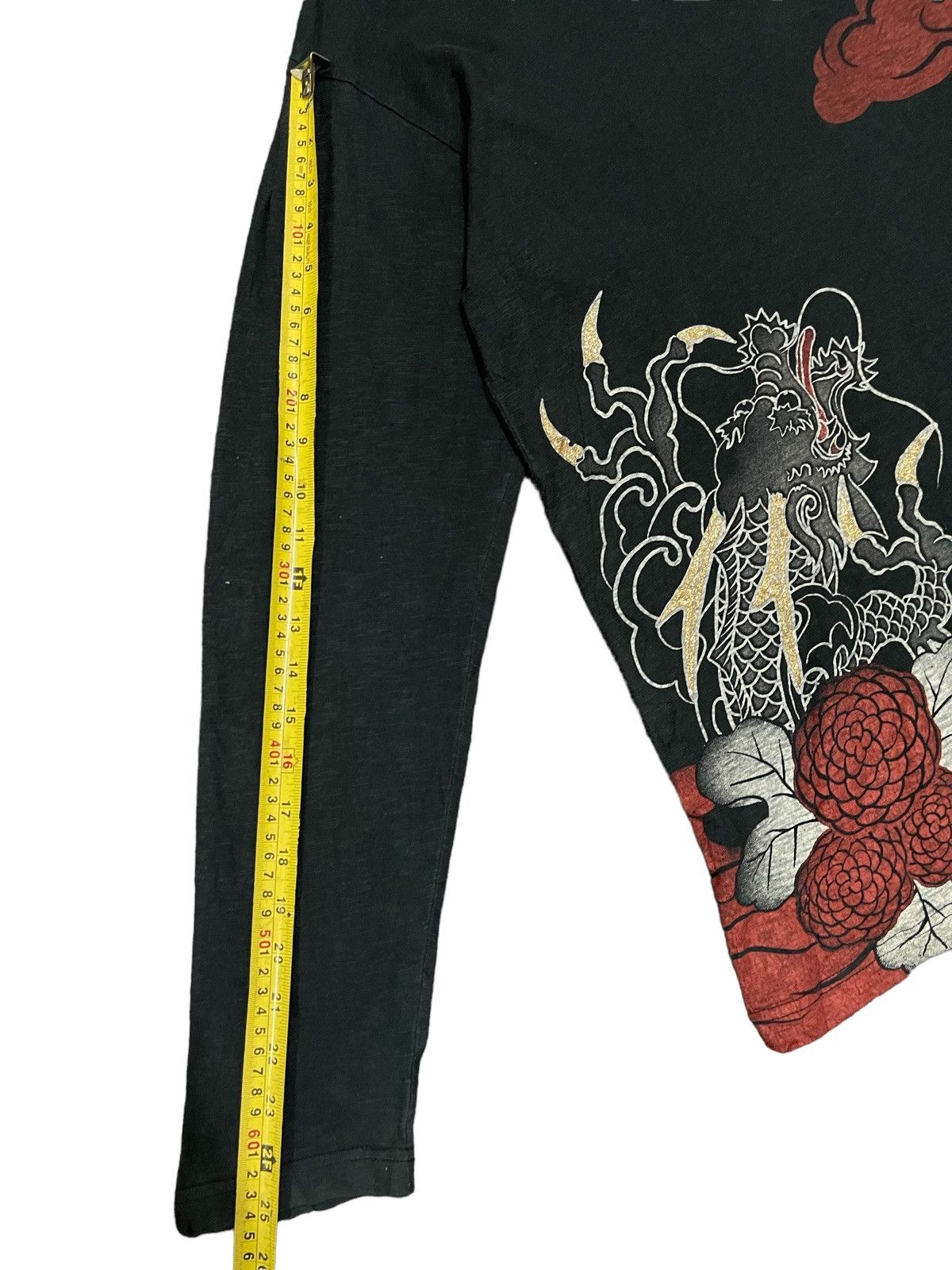 Kamakura Vintage Japan Strange Heaven Overprint Sukajan Skull Dragon Size US L / EU 52-54 / 3 - 11 Thumbnail