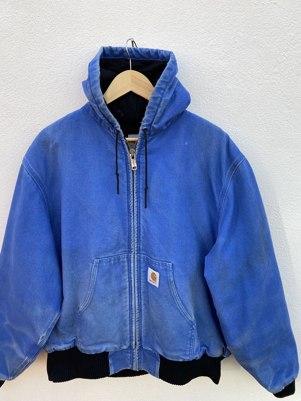 Carhartt Vintage Carhartt hoodie canvas worker jacket Size US XL / EU 56 / 4 - 9 Thumbnail