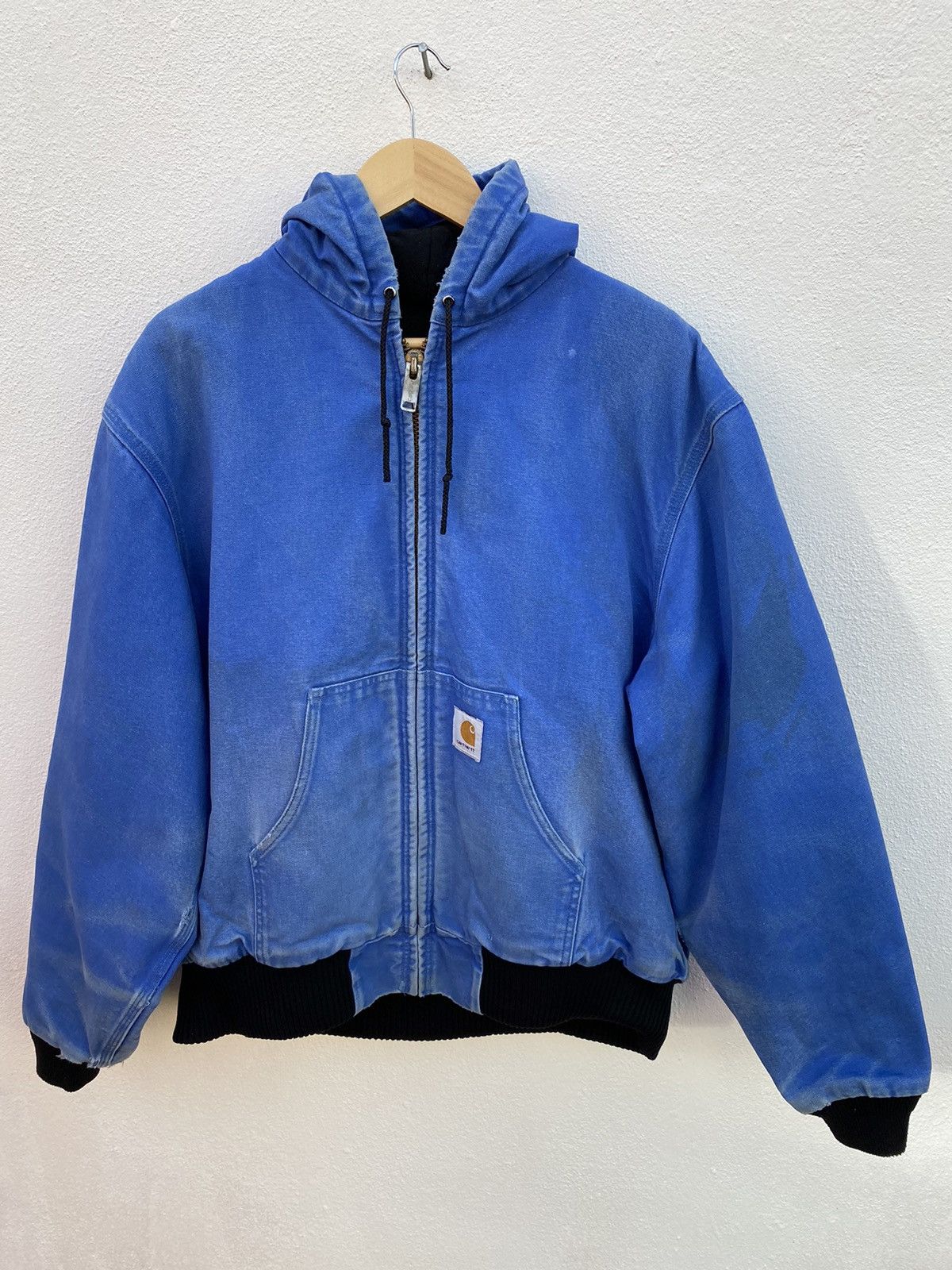 Carhartt Vintage Carhartt hoodie canvas worker jacket Size US XL / EU 56 / 4 - 16 Thumbnail