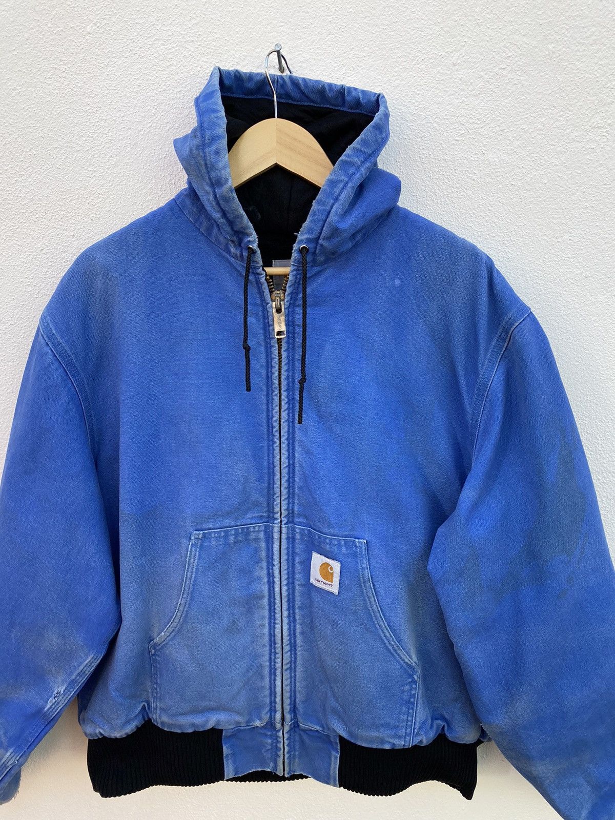 Carhartt Vintage Carhartt hoodie canvas worker jacket Size US XL / EU 56 / 4 - 3 Thumbnail