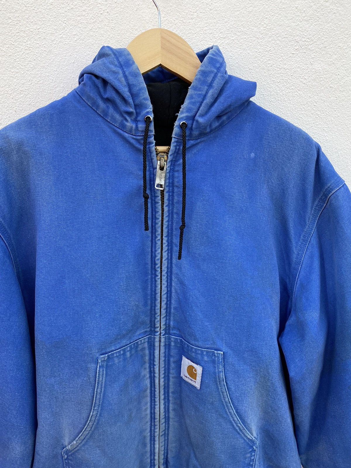 Carhartt Vintage Carhartt hoodie canvas worker jacket Size US XL / EU 56 / 4 - 17 Thumbnail