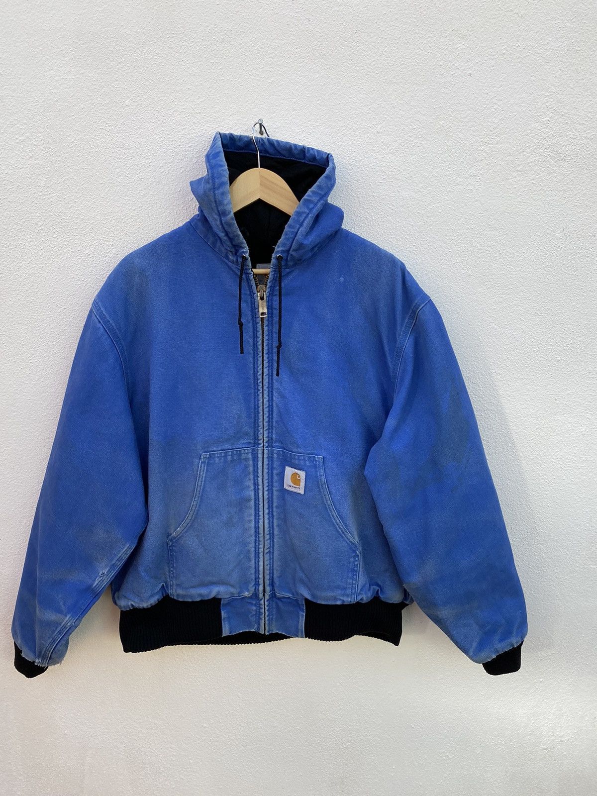 Carhartt Vintage Carhartt hoodie canvas worker jacket Size US XL / EU 56 / 4 - 2 Thumbnail