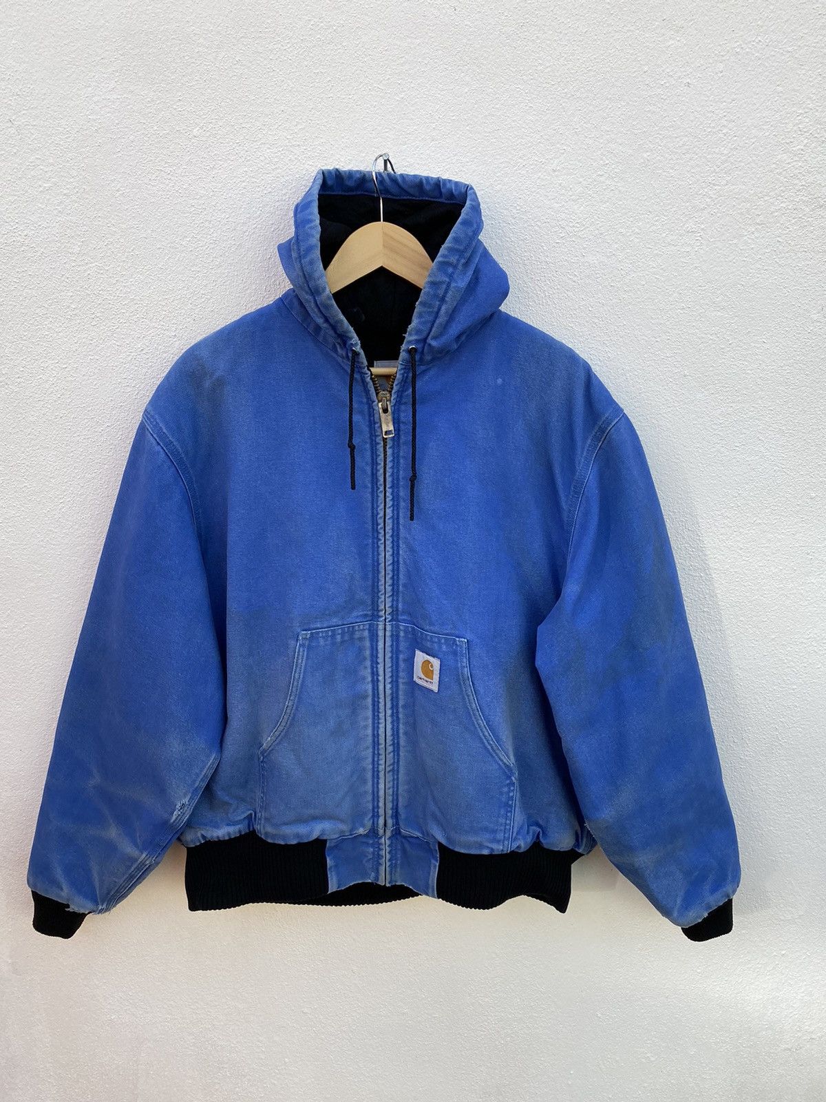 Carhartt Vintage Carhartt hoodie canvas worker jacket Size US XL / EU 56 / 4 - 1 Thumbnail