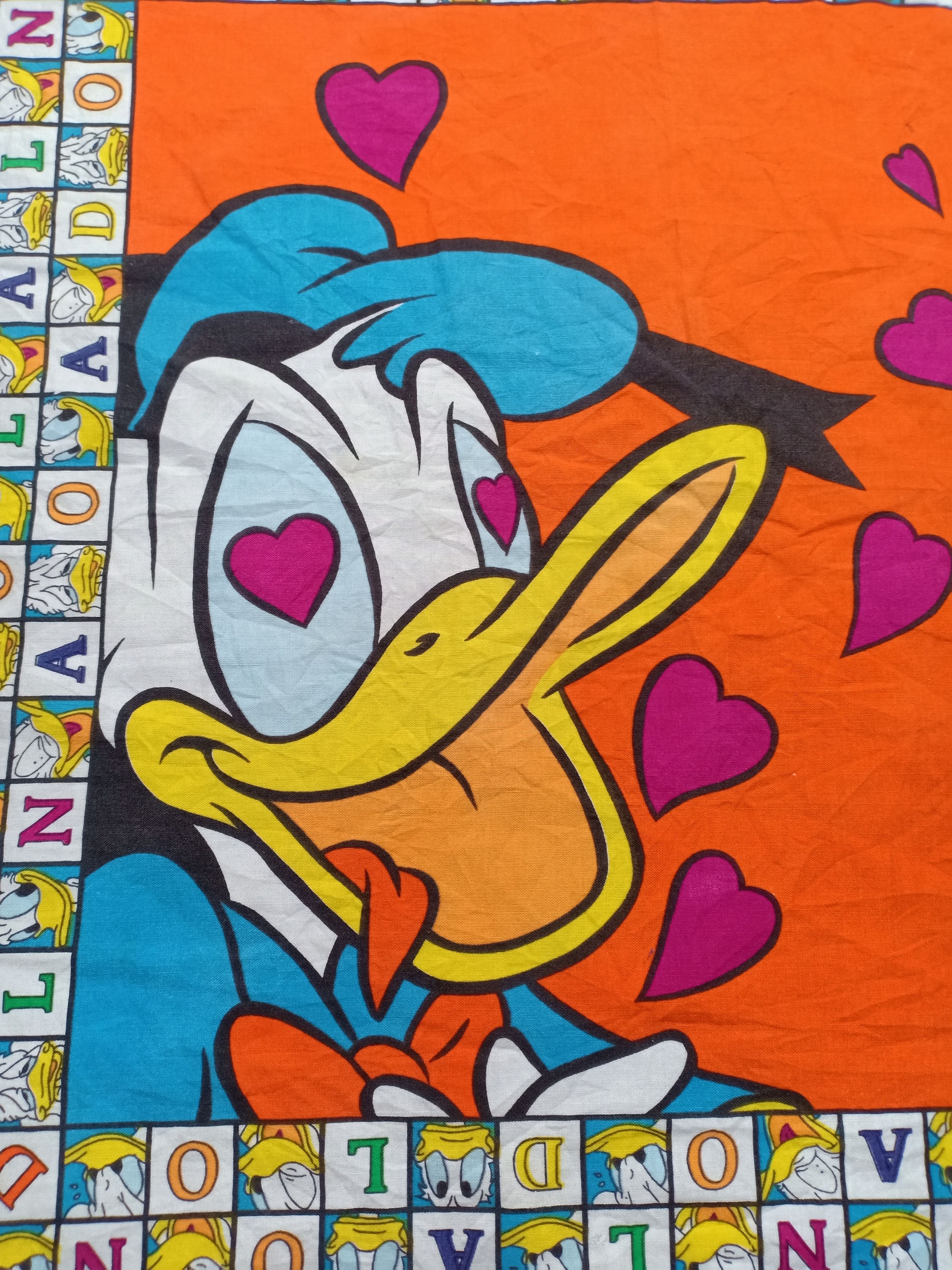 Cartoon Network Vintage Donald Duck Disney Bandana Scarf full Printed Size ONE SIZE - 2 Thumbnail