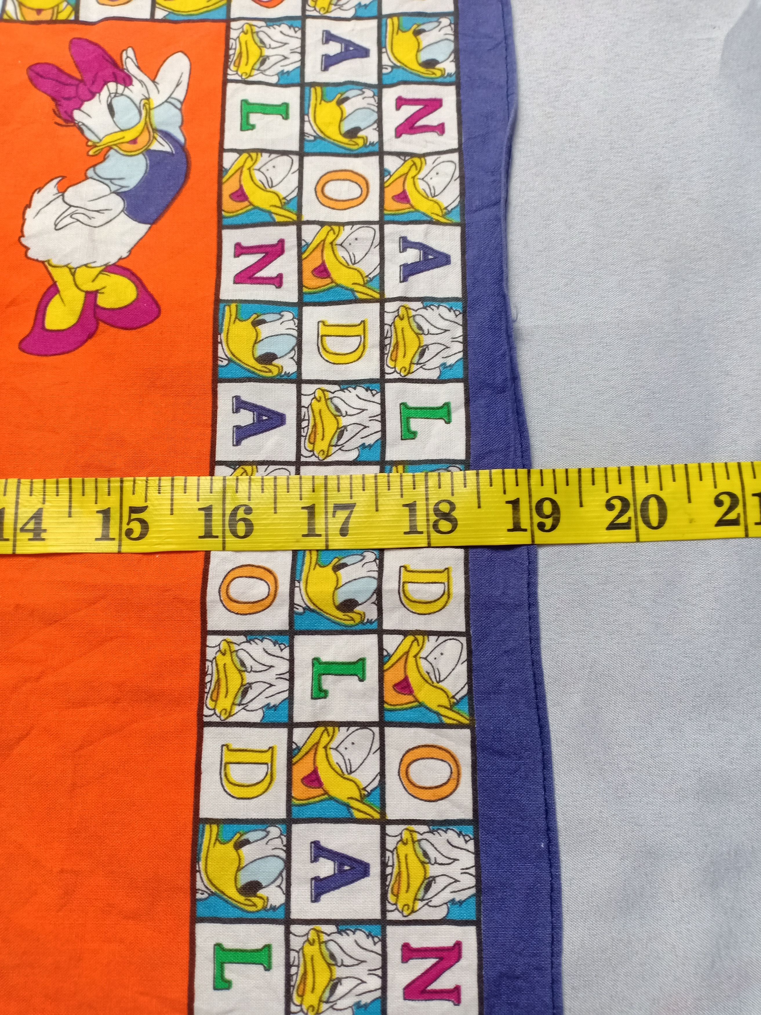 Cartoon Network Vintage Donald Duck Disney Bandana Scarf full Printed Size ONE SIZE - 4 Thumbnail