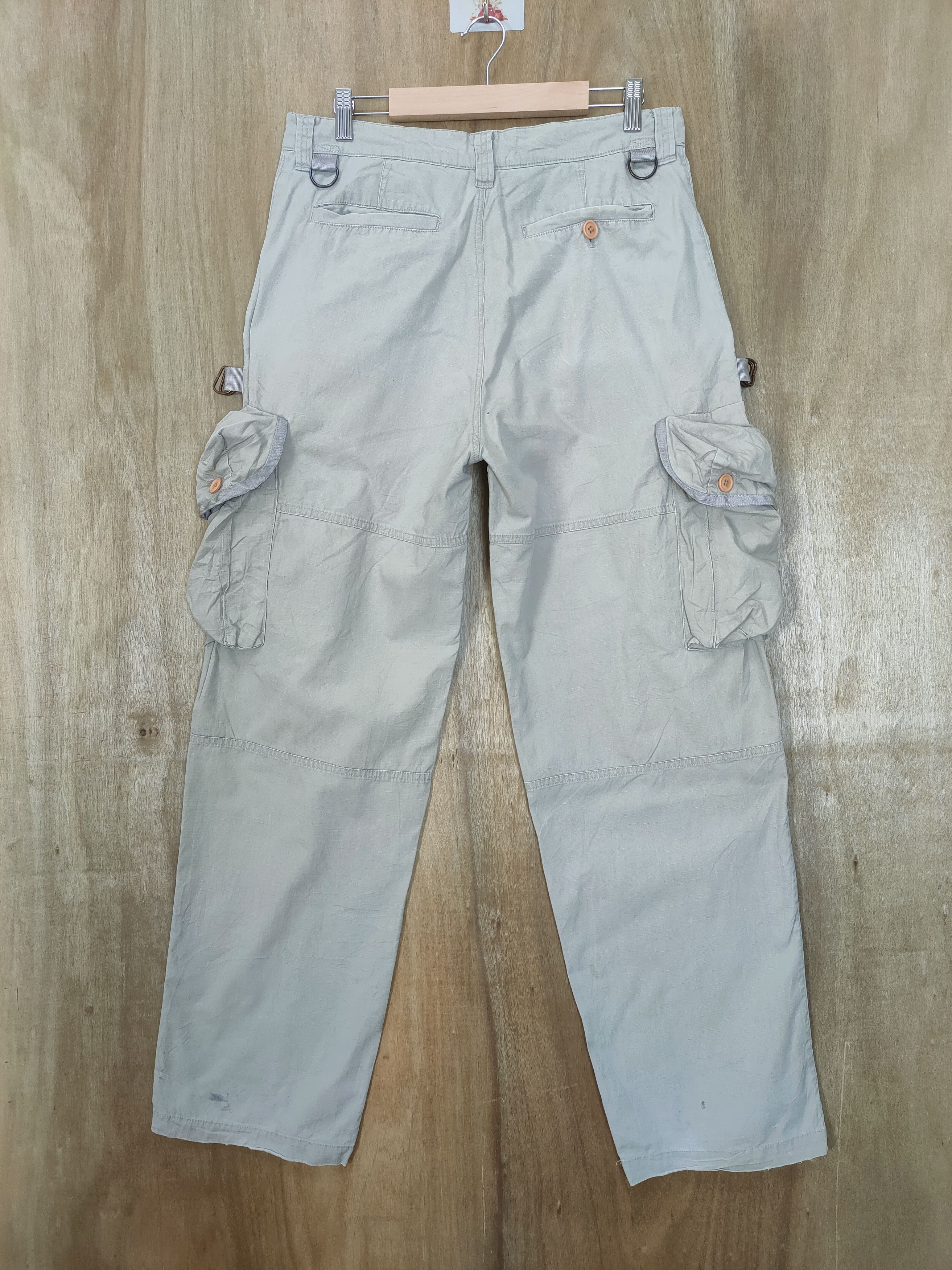 Japanese Brand JAPANESE BRAND 3D POCKET BAGGY VINTAGE CARGO PANTS Size US 32 / EU 48 - 4 Thumbnail