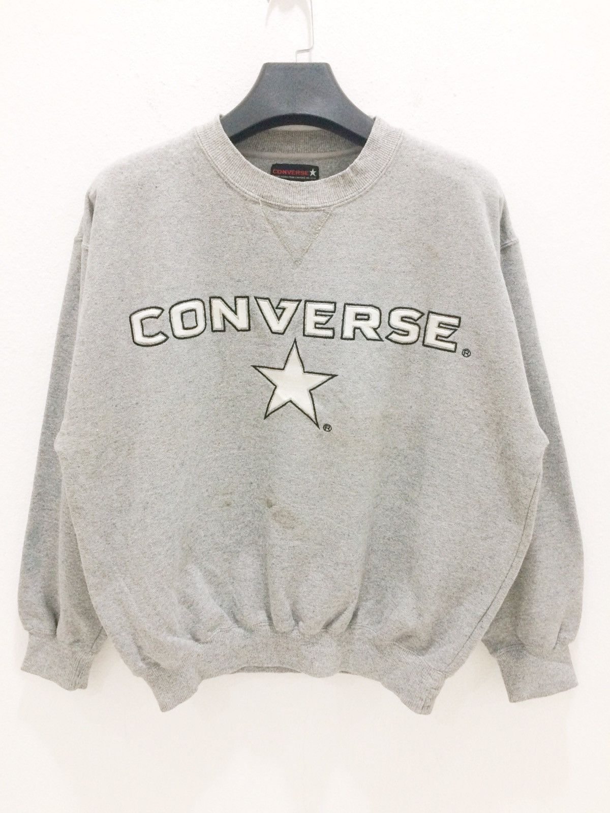 Converse × Vintage Converse Spell Out Sweatshirt Size US L / EU 52-54 / 3 - 1 Thumbnail