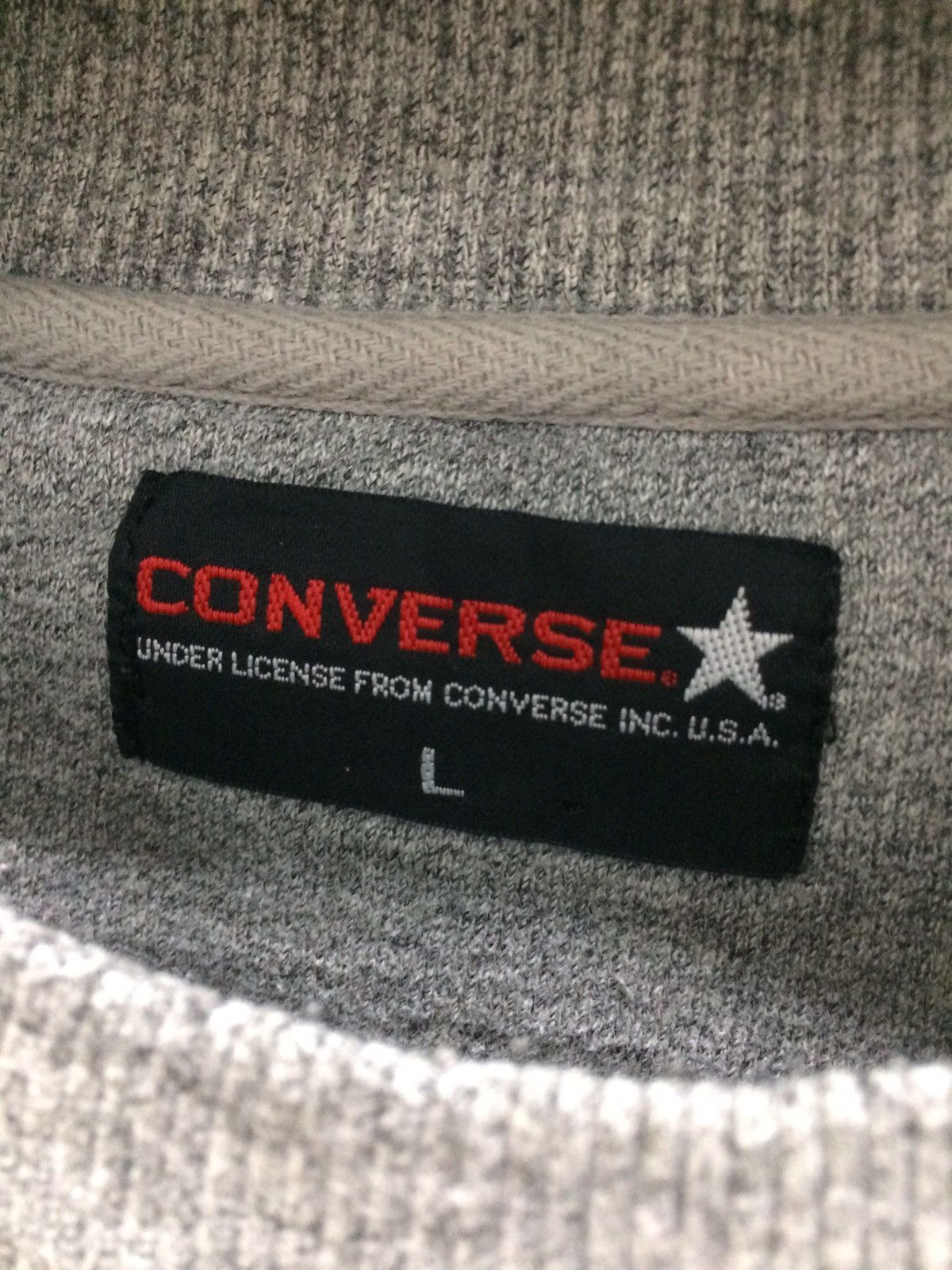 Converse × Vintage Converse Spell Out Sweatshirt Size US L / EU 52-54 / 3 - 4 Thumbnail