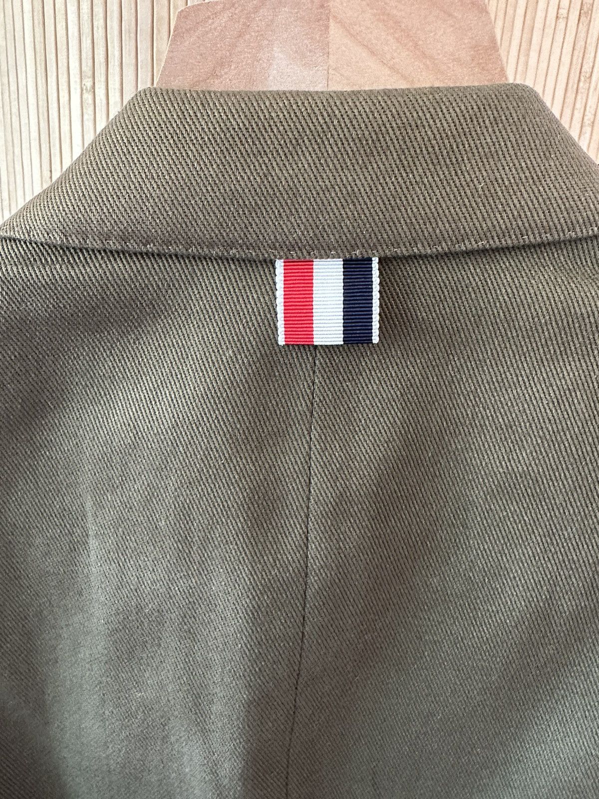 Thom Browne Cotton Twill Blazer Size 0 Size 34S - 3 Thumbnail