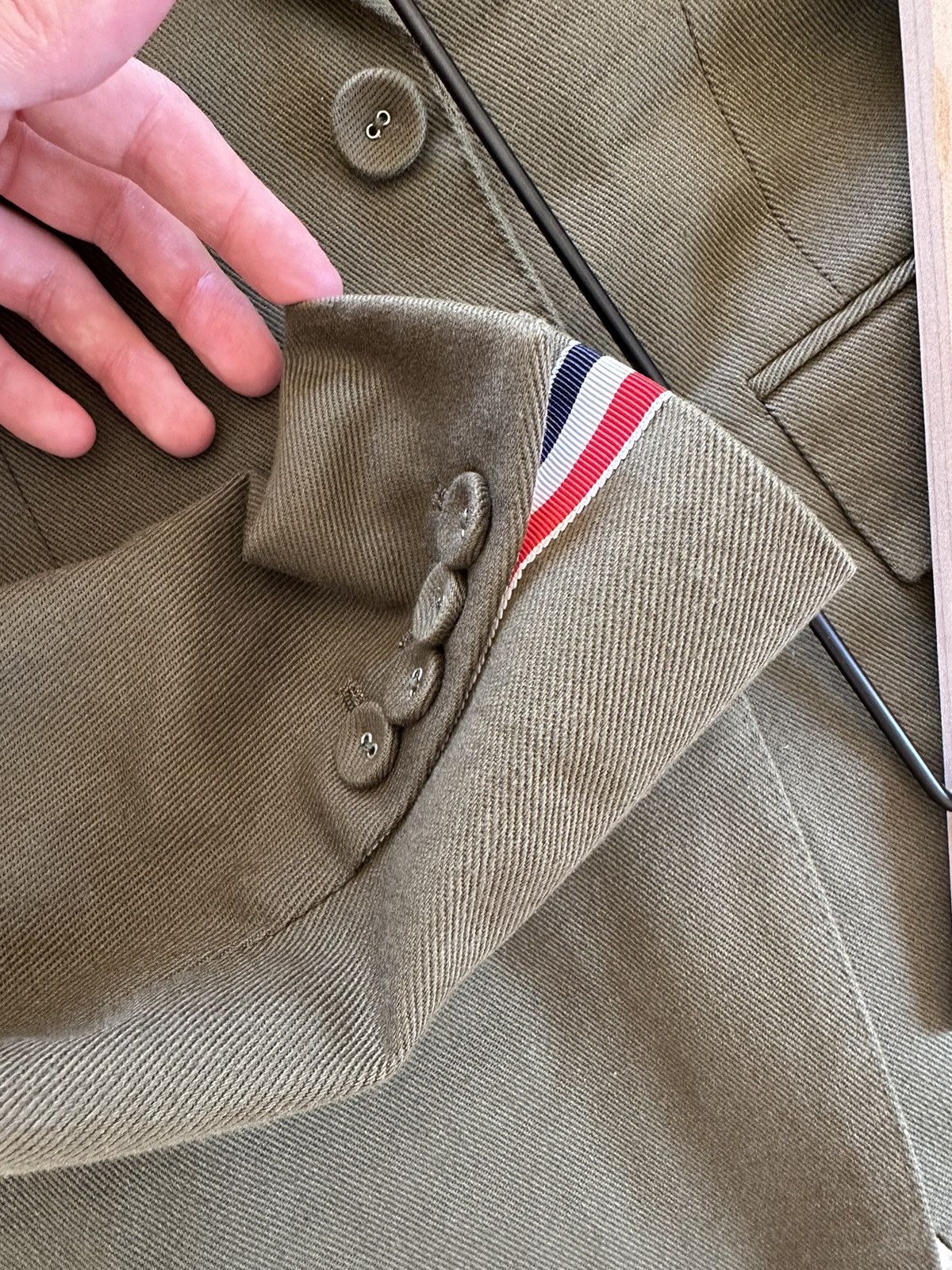 Thom Browne Cotton Twill Blazer Size 0 Size 34S - 7 Thumbnail
