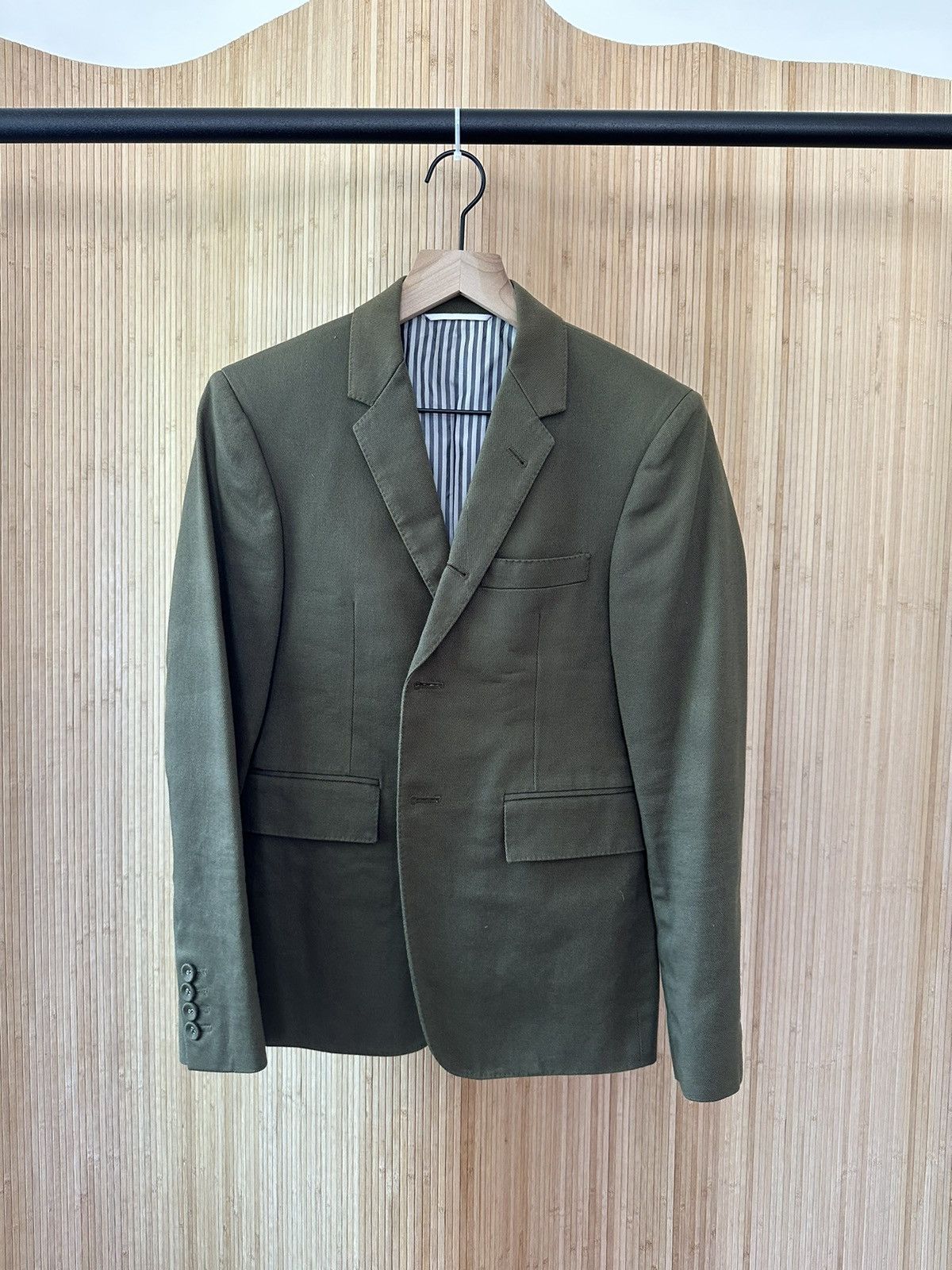 Thom Browne Cotton Twill Blazer Size 0 Size 34S - 1 Thumbnail