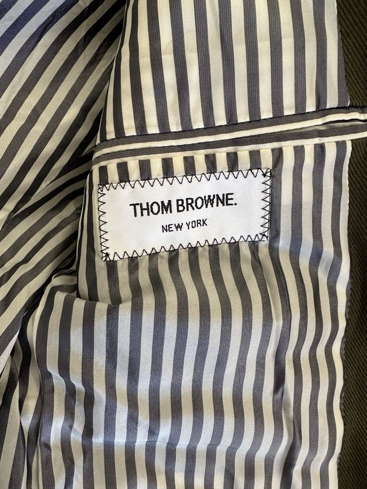Thom Browne Cotton Twill Blazer Size 0 Size 34S - 5 Thumbnail