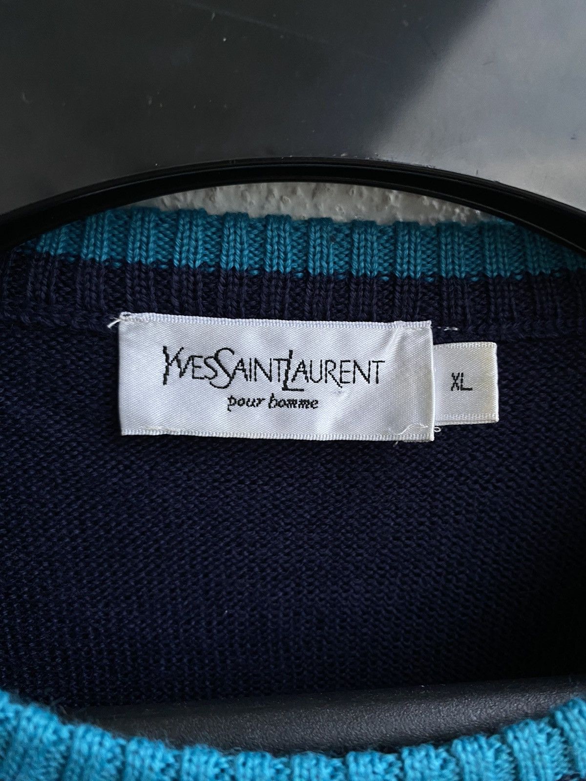 Yves Saint Laurent Super Soft YSL Sweater Wool Vintage Sweatshirt Size US XL / EU 56 / 4 - 4 Thumbnail