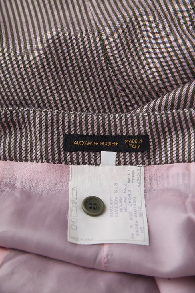 Alexander McQueen Vintage striped skirt Size 27" / US 4 / IT 40 - 4 Thumbnail