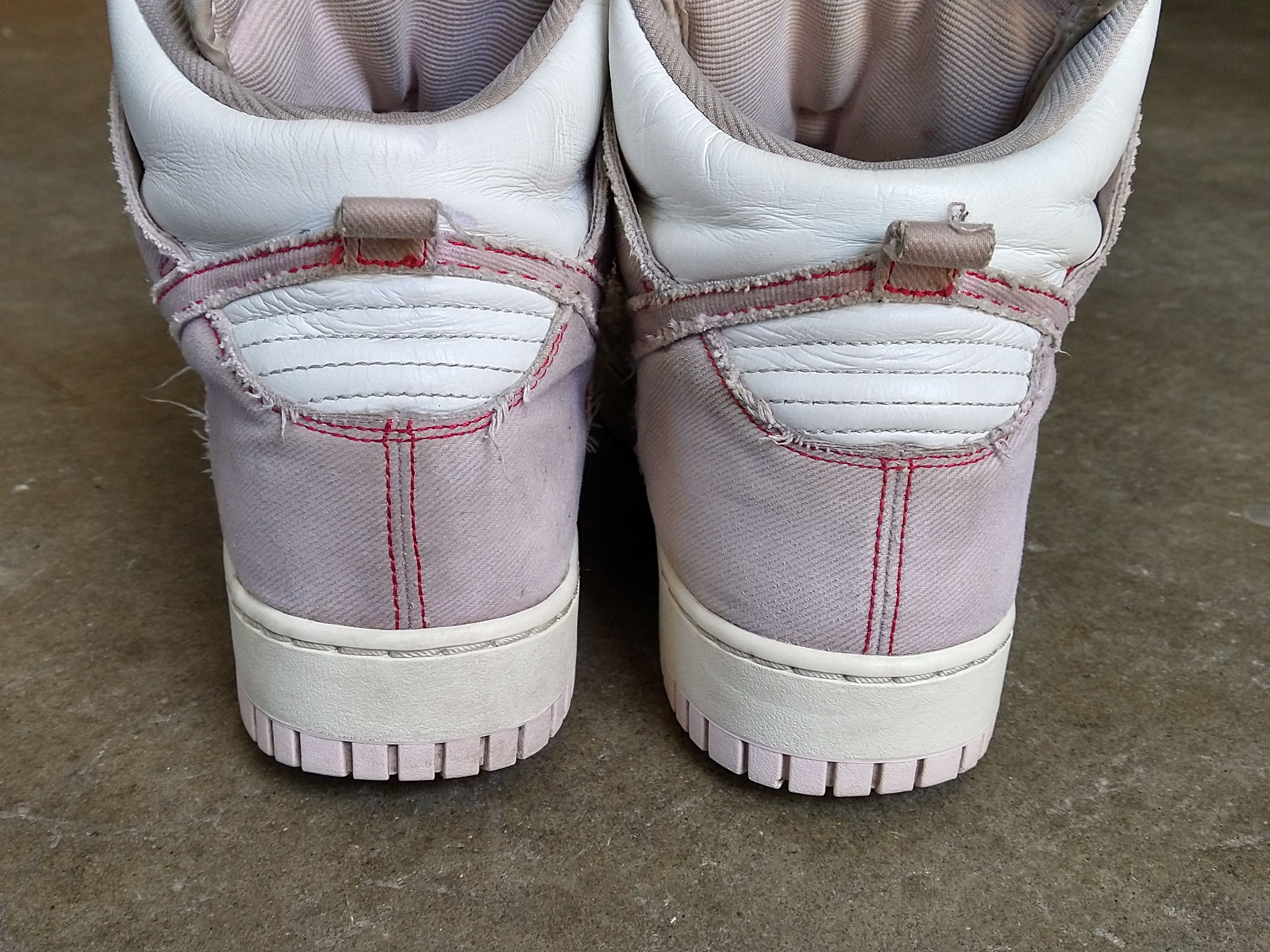 Nike Nike Dunk High 1985 Barely Rose 12 Pink Denim DQ8799-100 Size US 12 / EU 45 - 13 Thumbnail