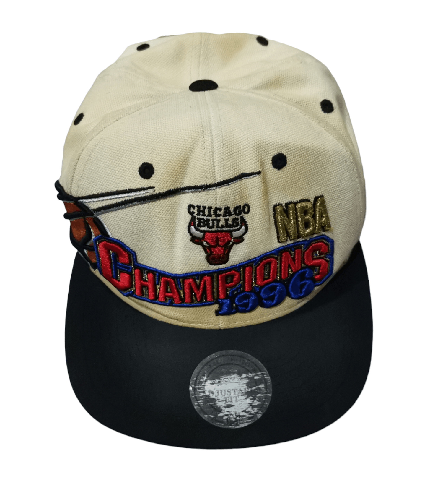 Mitchell & Ness × NBA × Vintage Vintage Hat Chicago Bulls NBA Champions 1996 Size ONE SIZE - 6 Thumbnail