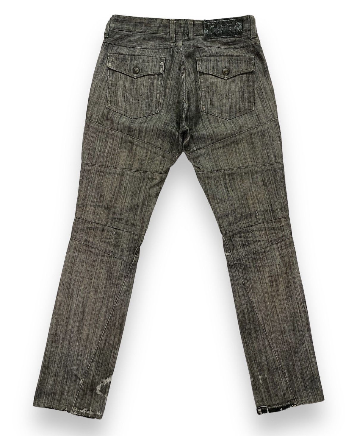Japanese Brand Custom Culture Distressed Jeans Size US 31 - 2 Thumbnail