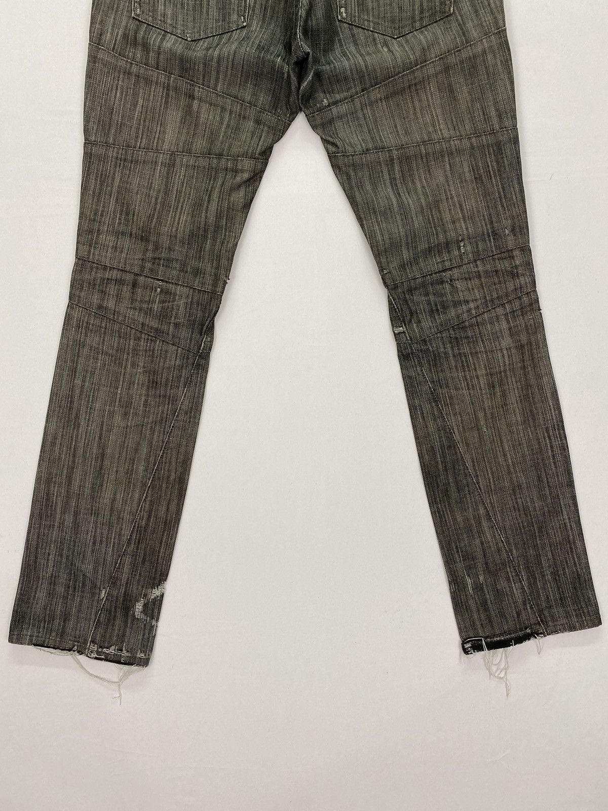 Japanese Brand Custom Culture Distressed Jeans Size US 31 - 6 Thumbnail