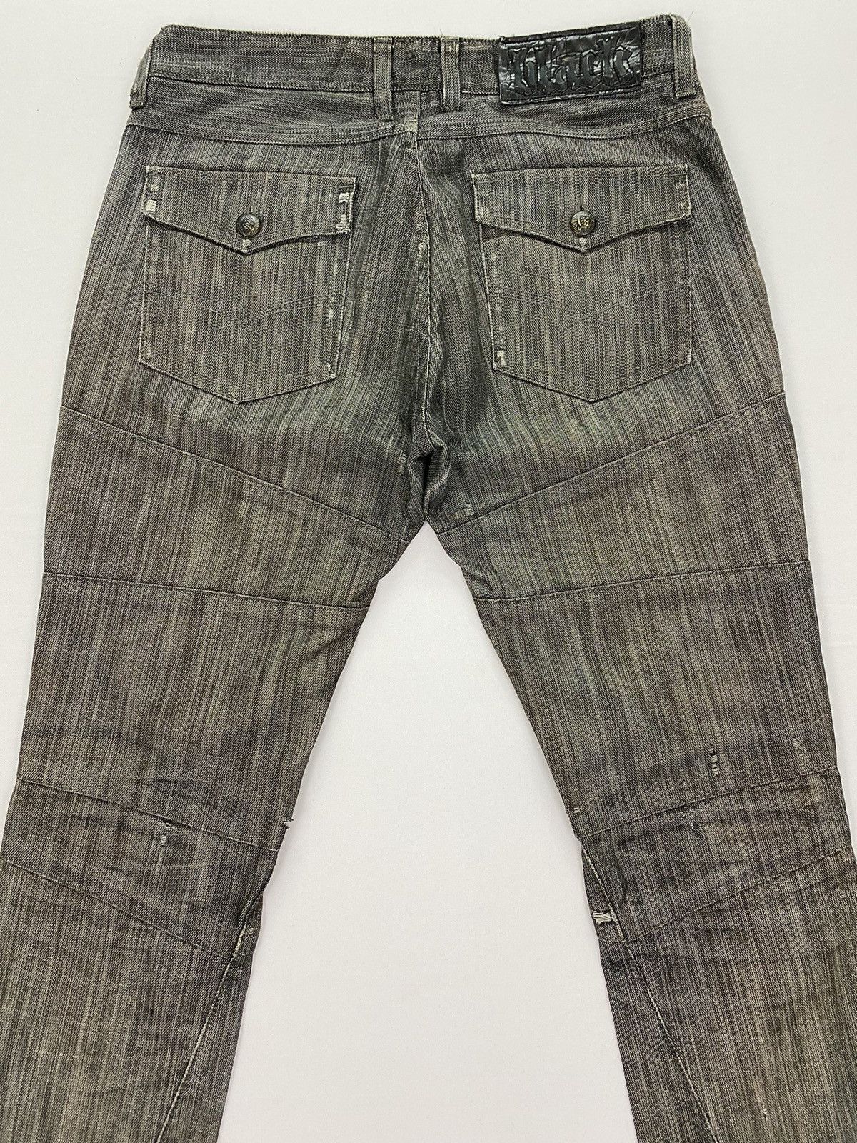 Japanese Brand Custom Culture Distressed Jeans Size US 31 - 4 Thumbnail