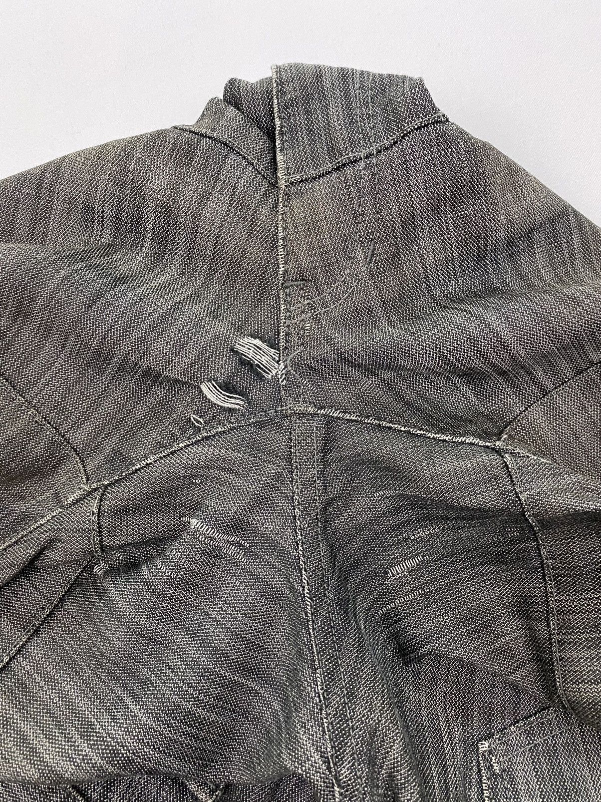 Japanese Brand Custom Culture Distressed Jeans Size US 31 - 17 Thumbnail