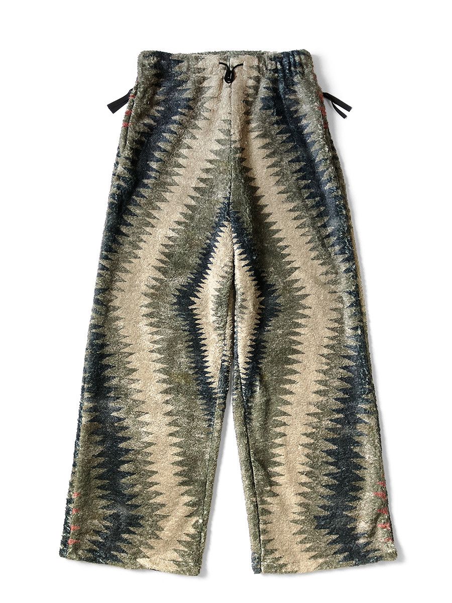 Kapital Kapital Thunder Mother Print Fleece Easy Straight Pants Size US 32 / EU 48 - 2 Thumbnail