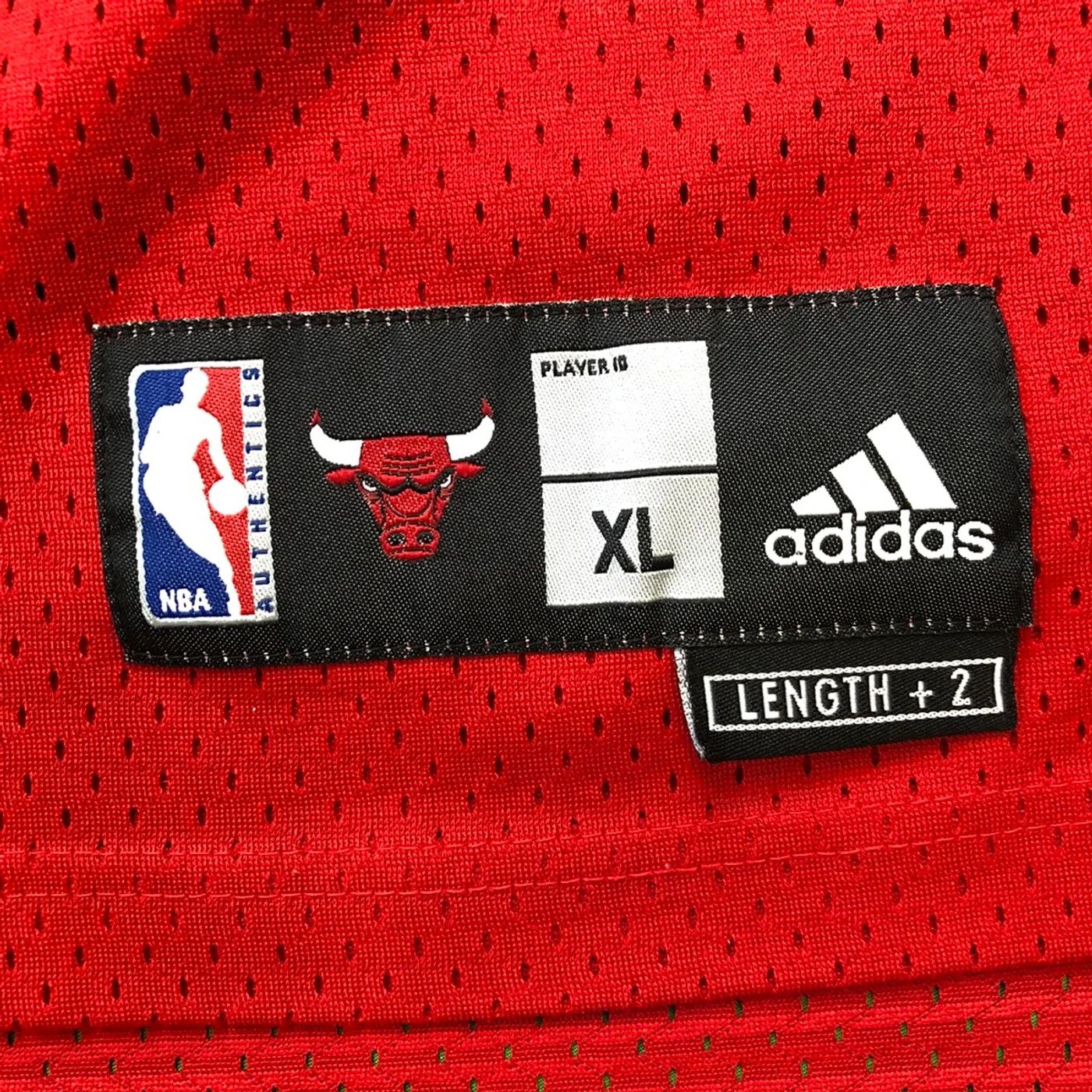 Adidas × NBA × Vintage Vintage Adidas Ben Wallace Chicago Bulls Jersey XL Red NBA Size US XL / EU 56 / 4 - 6 Thumbnail