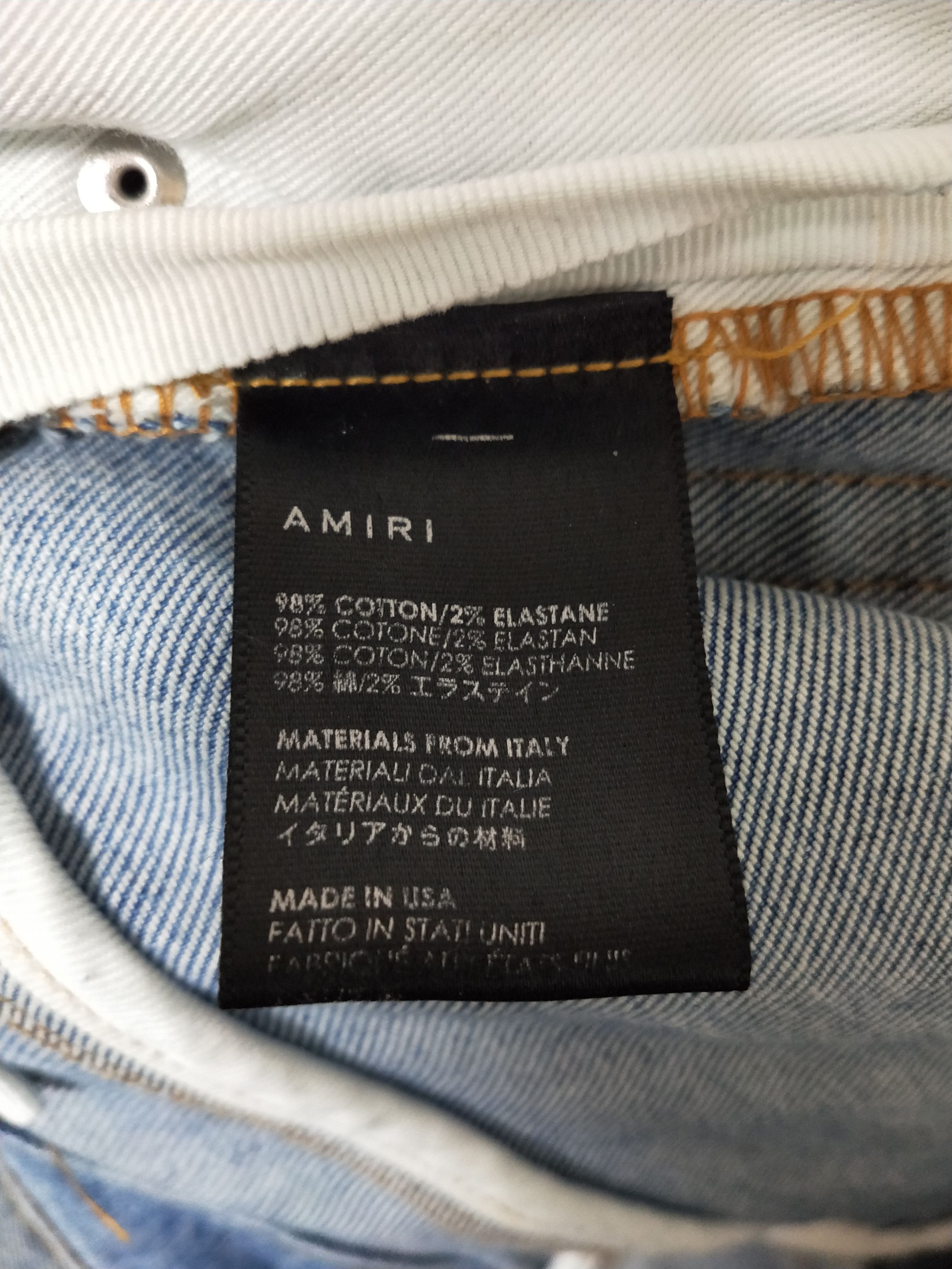 Amiri Painter Broken Jeans Size US 29 - 8 Thumbnail