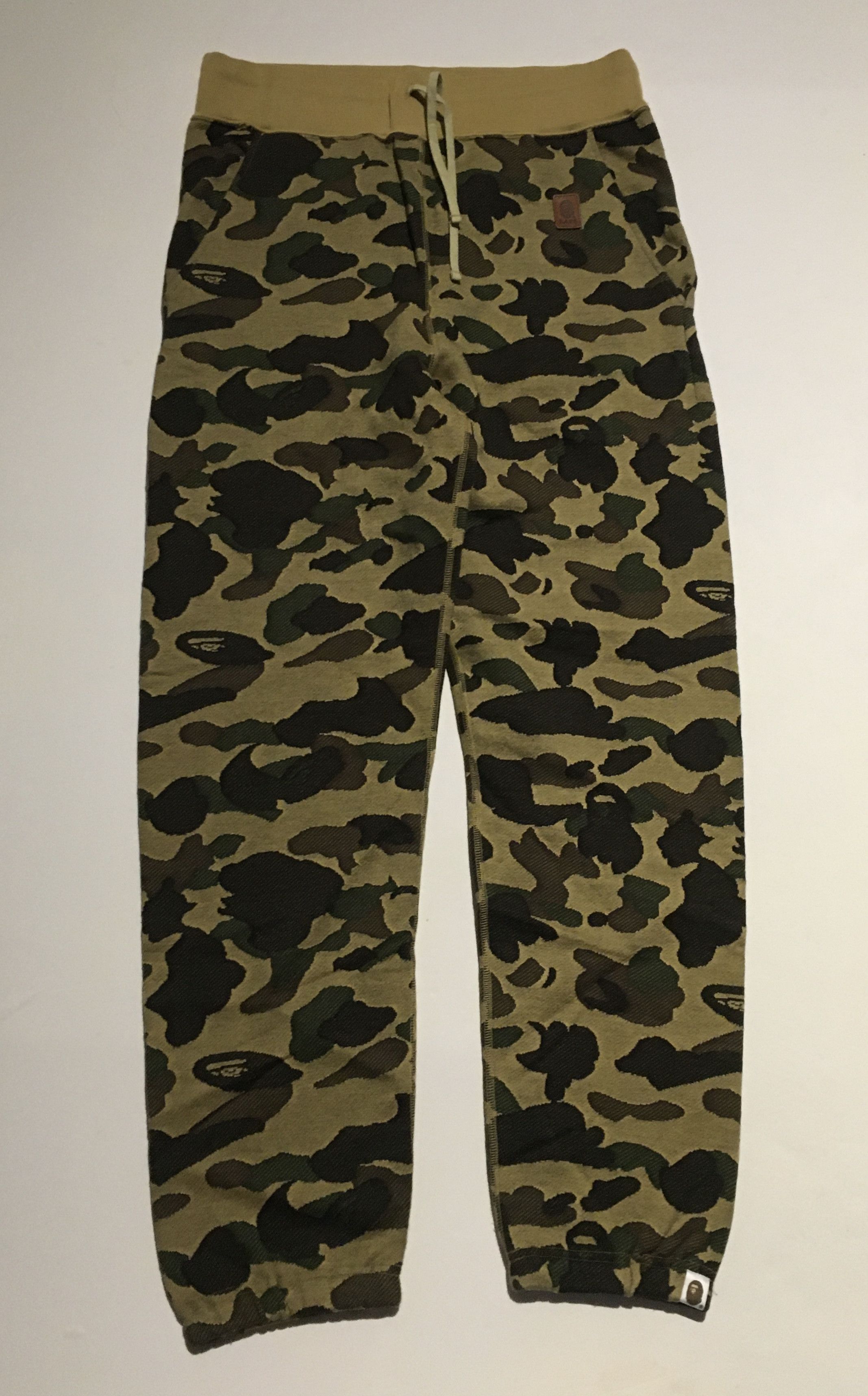 Pre-owned Bape Camo Sweatpants